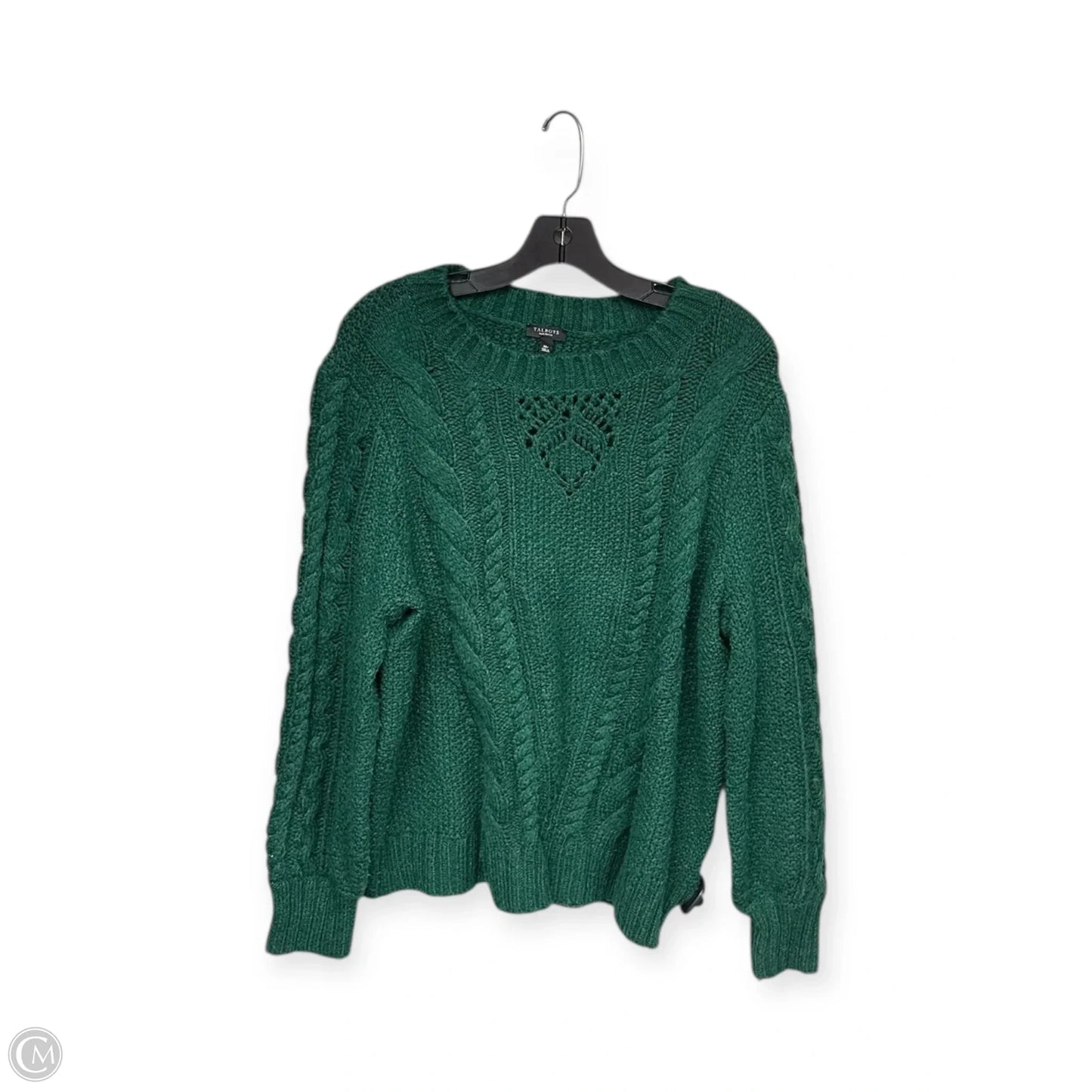 Sweater By Talbots In Green, Size: 3x