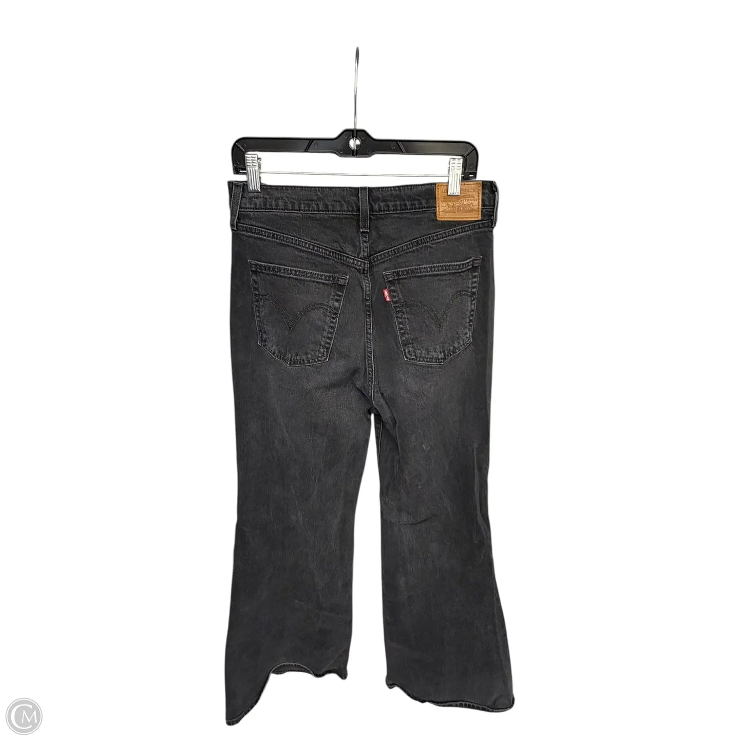 Jeans Flared By Levis In Black, Size: 12