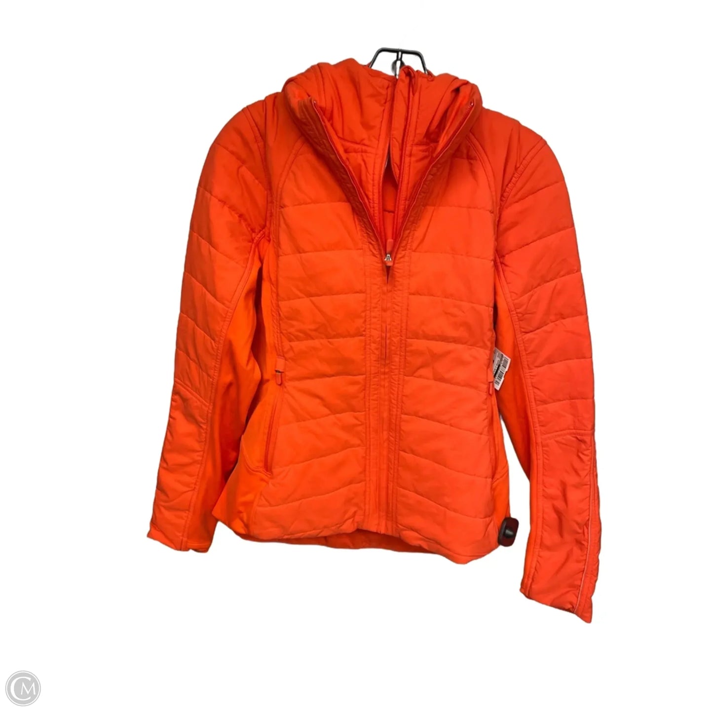 Jacket Puffer & Quilted By Lululemon In Orange, Size: 8