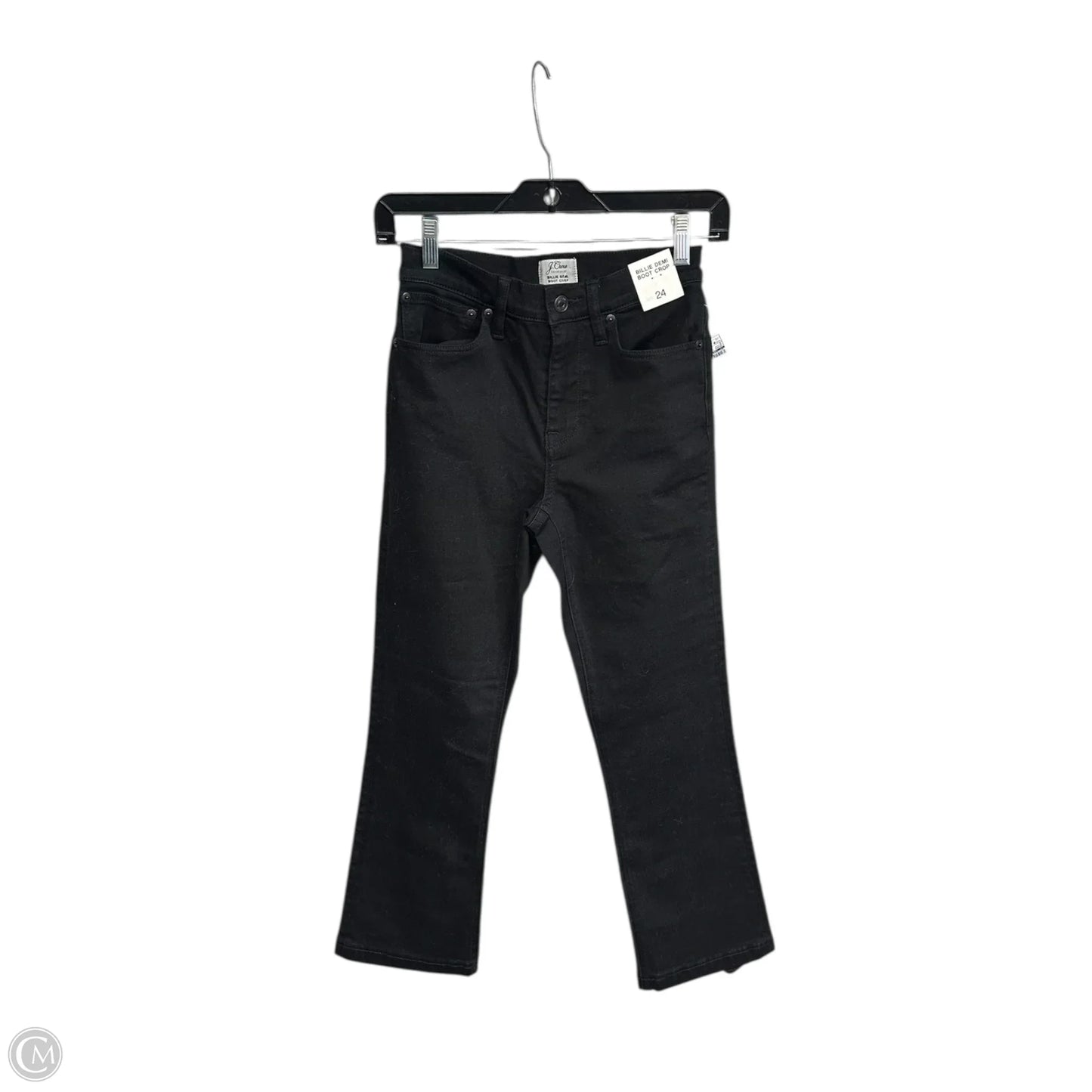 Jeans Cropped By J. Crew In Black, Size: 0