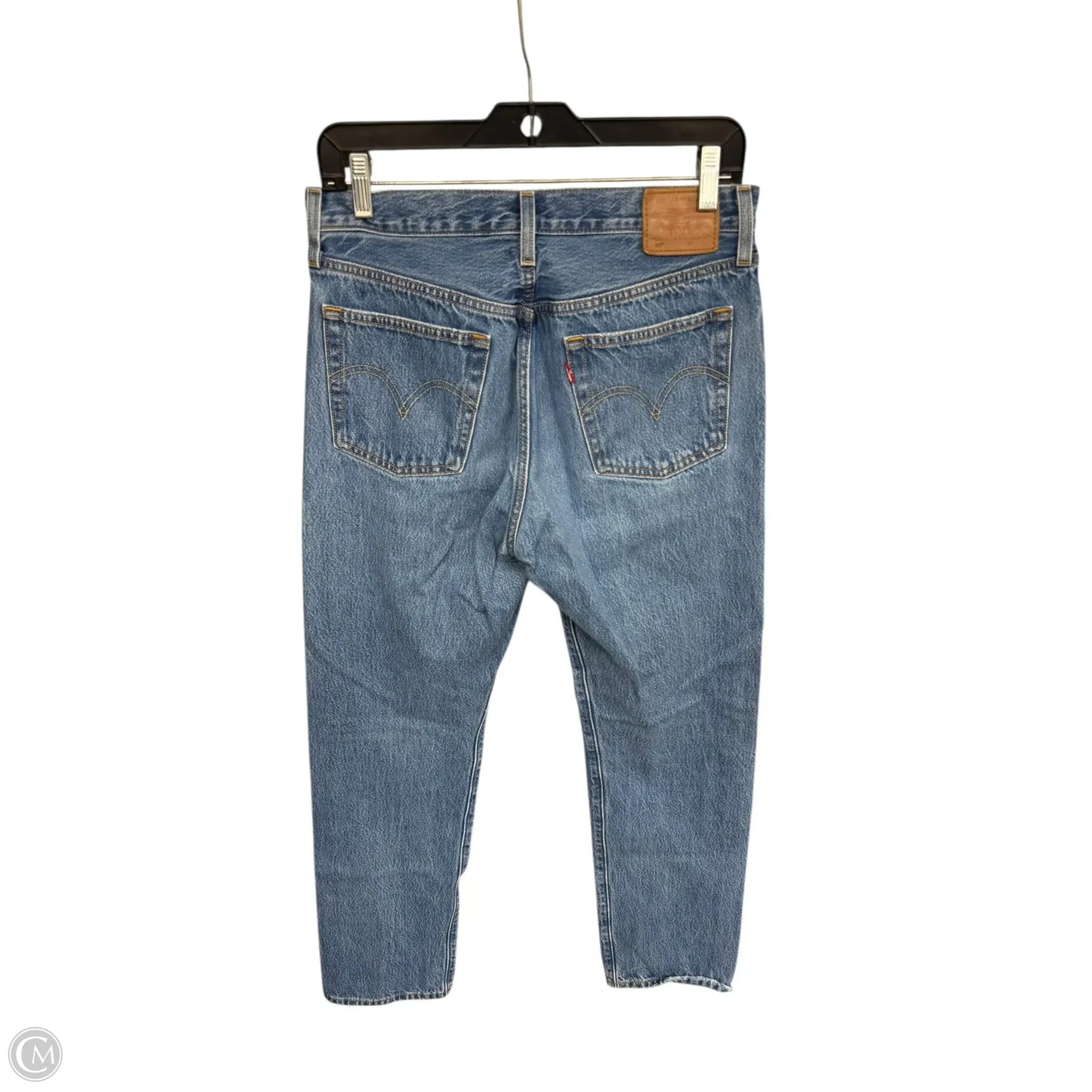 Jeans Straight By Levis In Blue Denim, Size: 6
