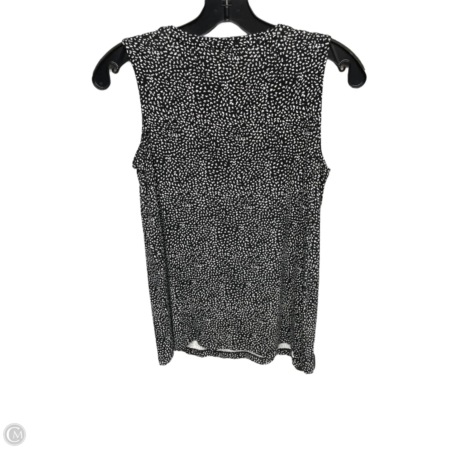 Top Sleeveless By Nine West In Black & White, Size: Xs