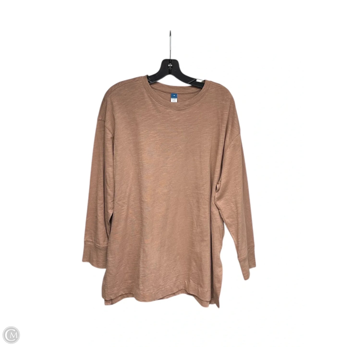 Top Long Sleeve Basic By Old Navy In Brown, Size: M