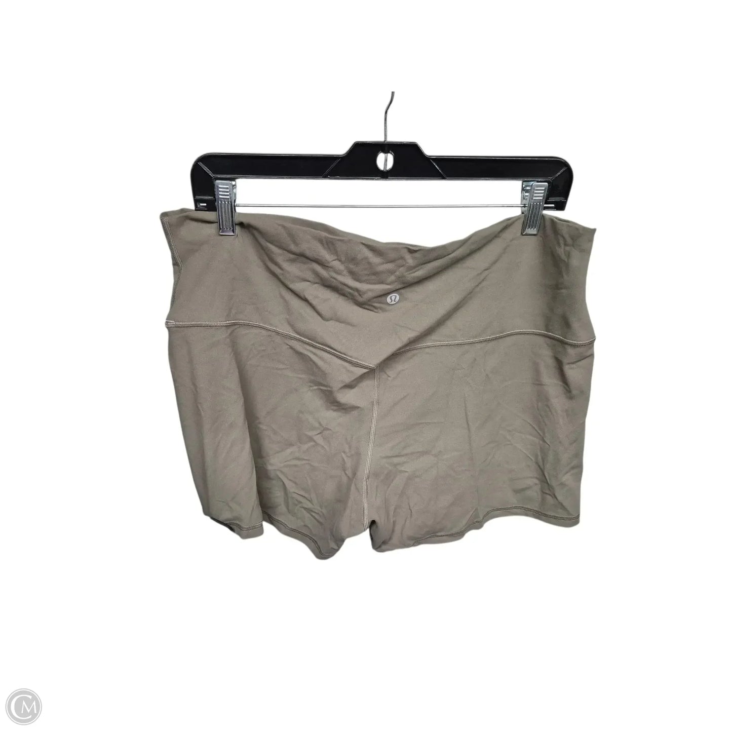 Athletic Shorts By Lululemon In Brown, Size: 18