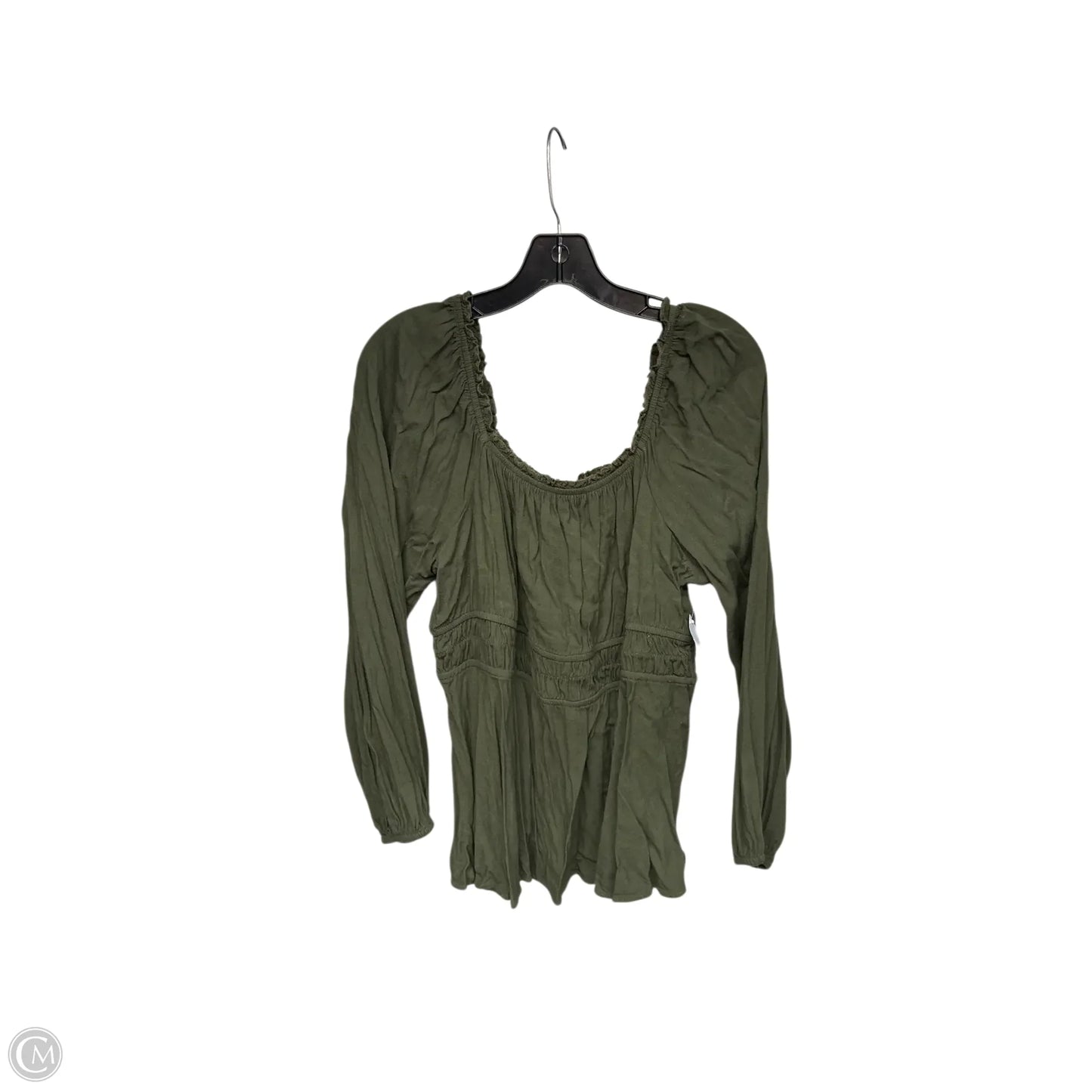 Top Long Sleeve By Torrid In Green, Size: 2x