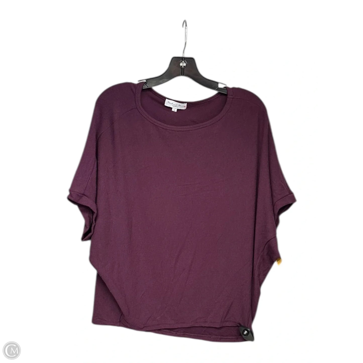 Top Short Sleeve Basic By Michael Stars In Purple, Size: M