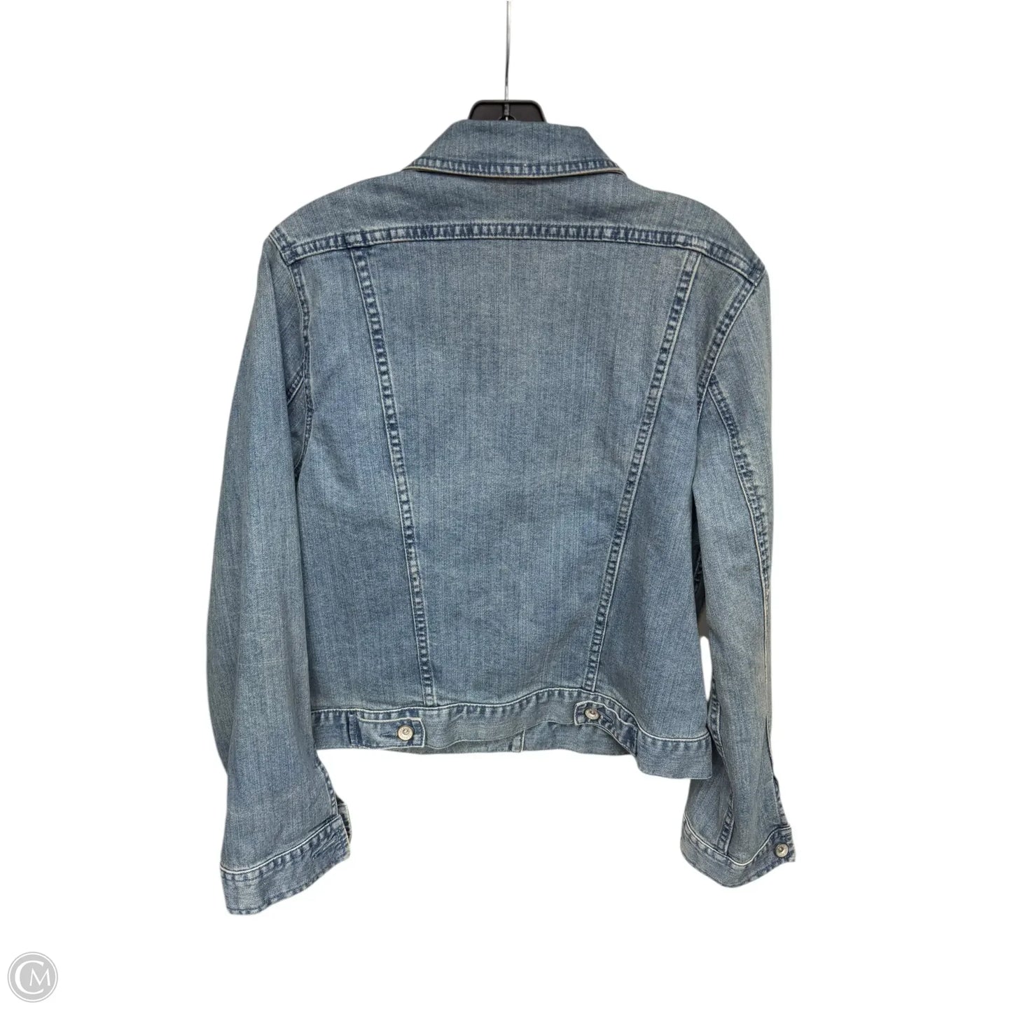 Jacket Denim By Merona In Blue Denim, Size: L