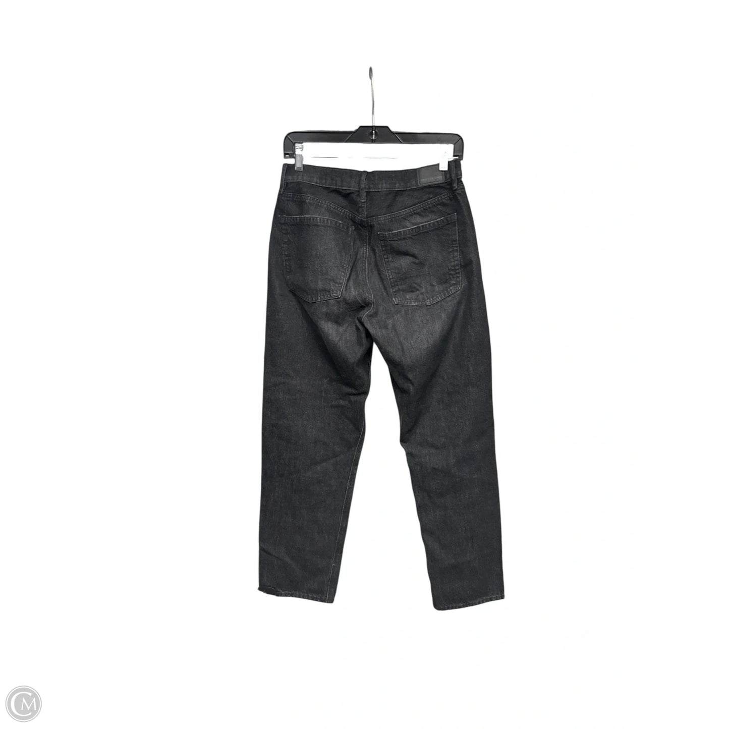 Jeans Straight By American Eagle In Black, Size: 4