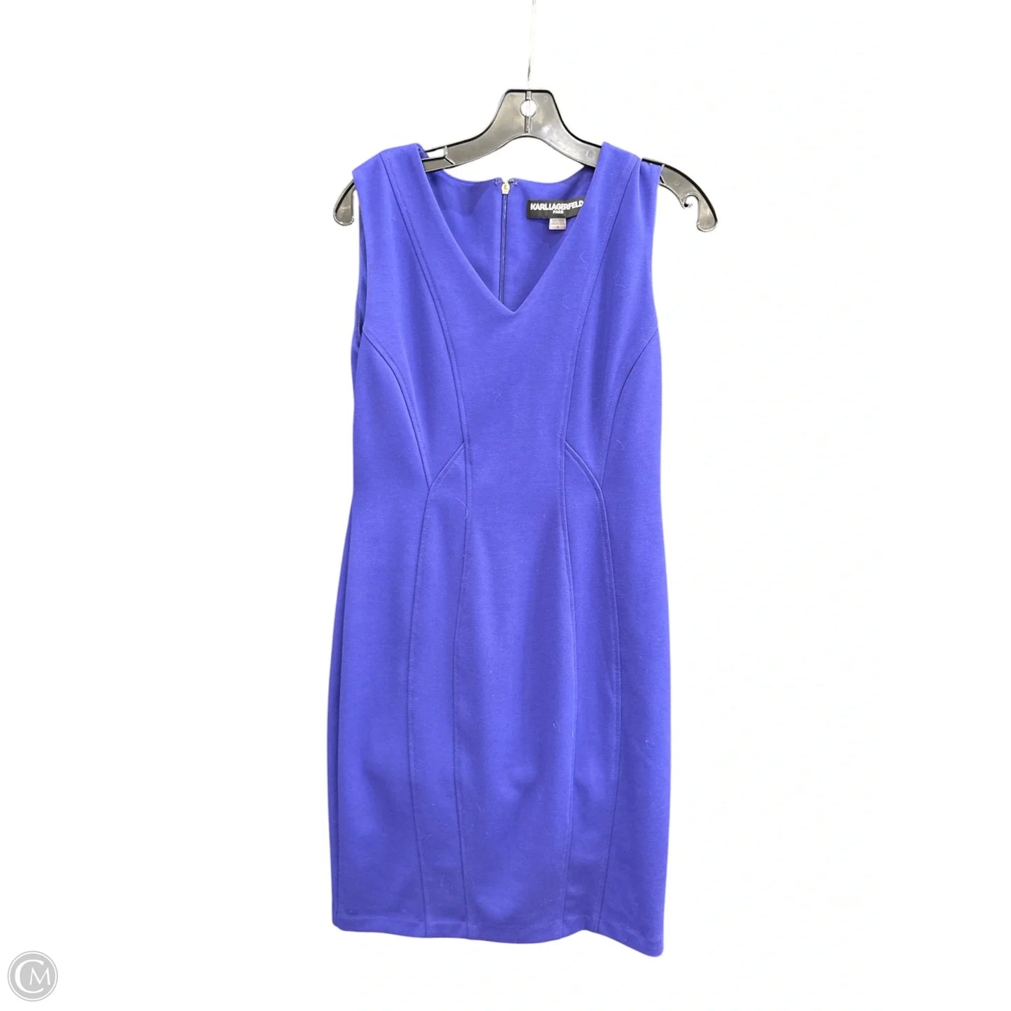 Dress Designer By Karl Lagerfeld In Purple, Size: 10