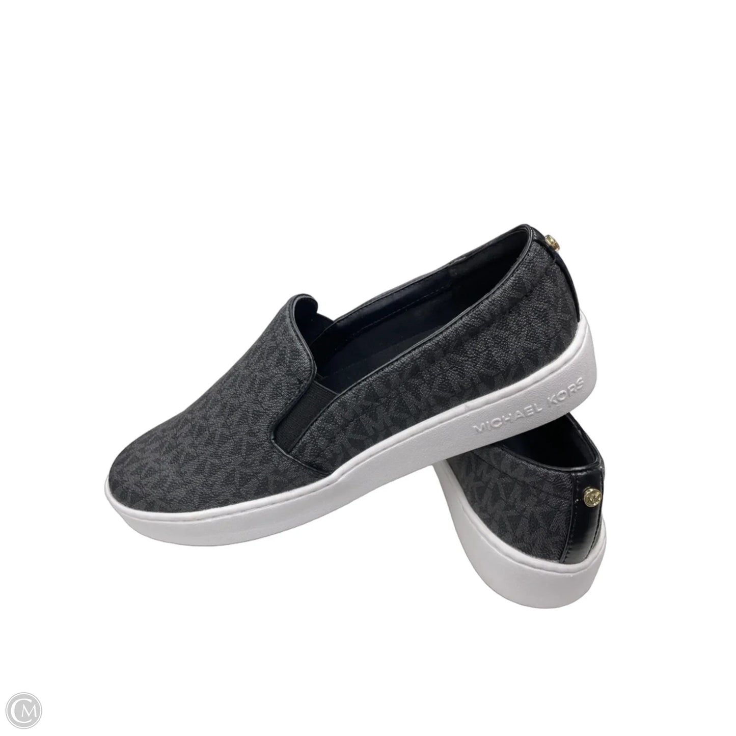 Shoes Sneakers By Michael By Michael Kors In Black & Grey, Size: 10