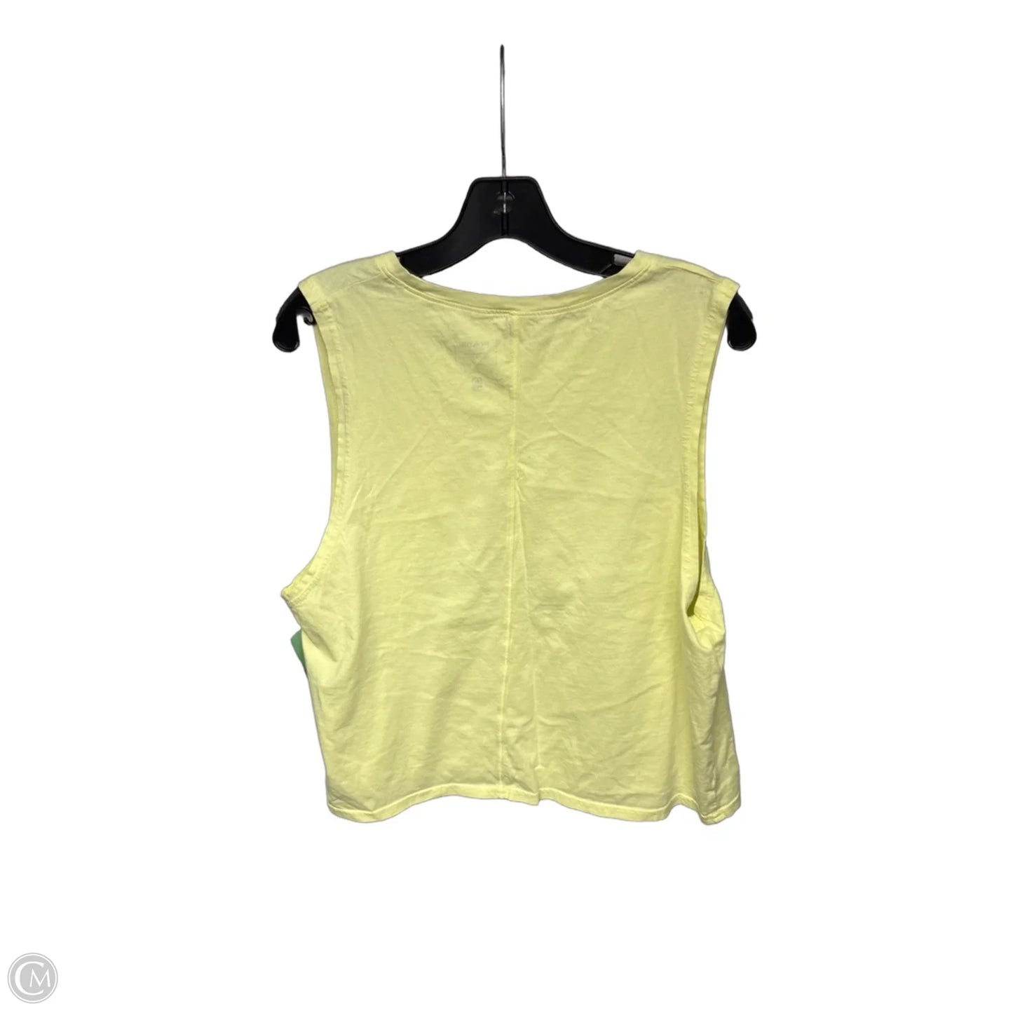 Top Sleeveless By Prana In Yellow, Size: Xl