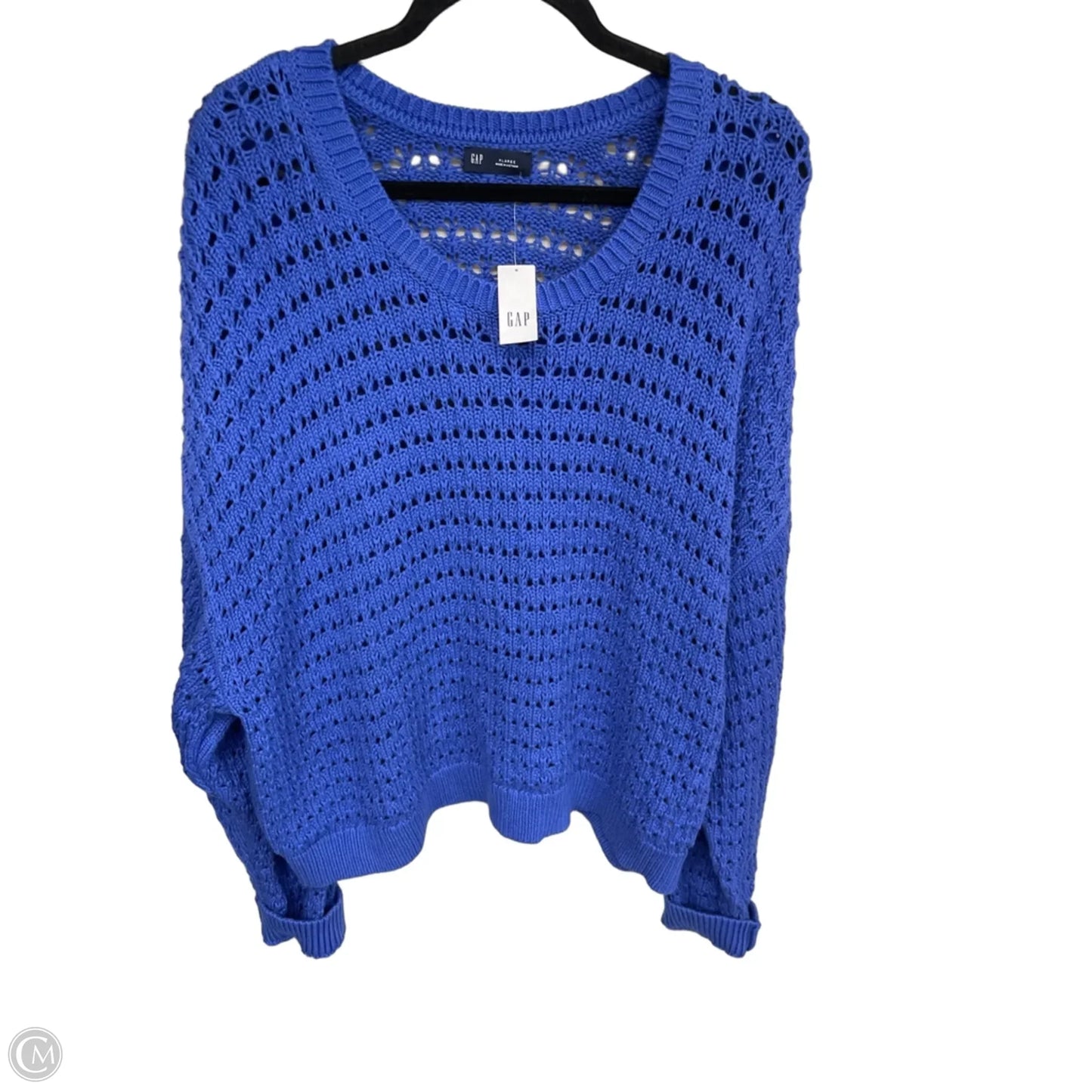 Sweater By Gap In Blue, Size: Xl