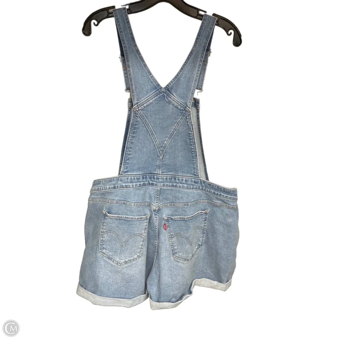 Shortalls By Levis In Blue Denim, Size: 16