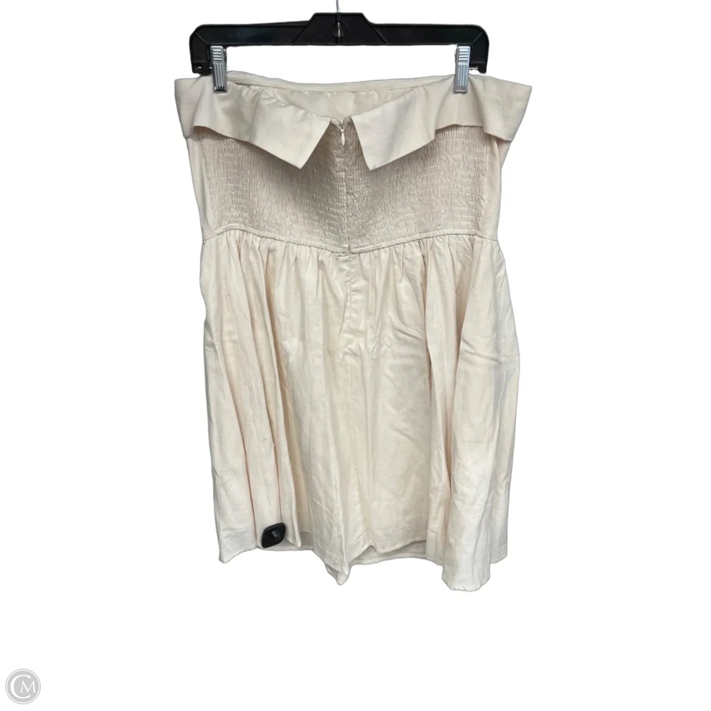 Dress Casual Short By Zesica In Cream, Size: Xl