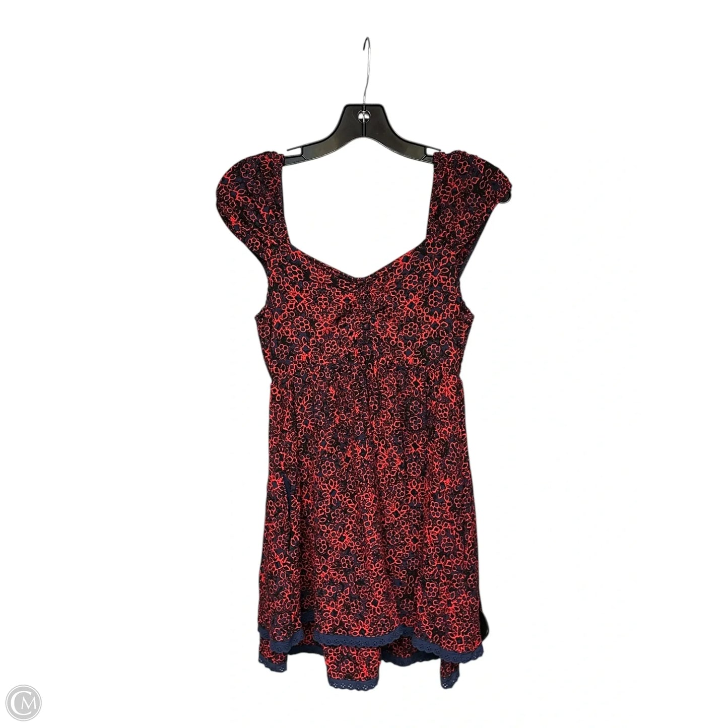 Dress Casual Short By Free People In Blue & Red, Size: S