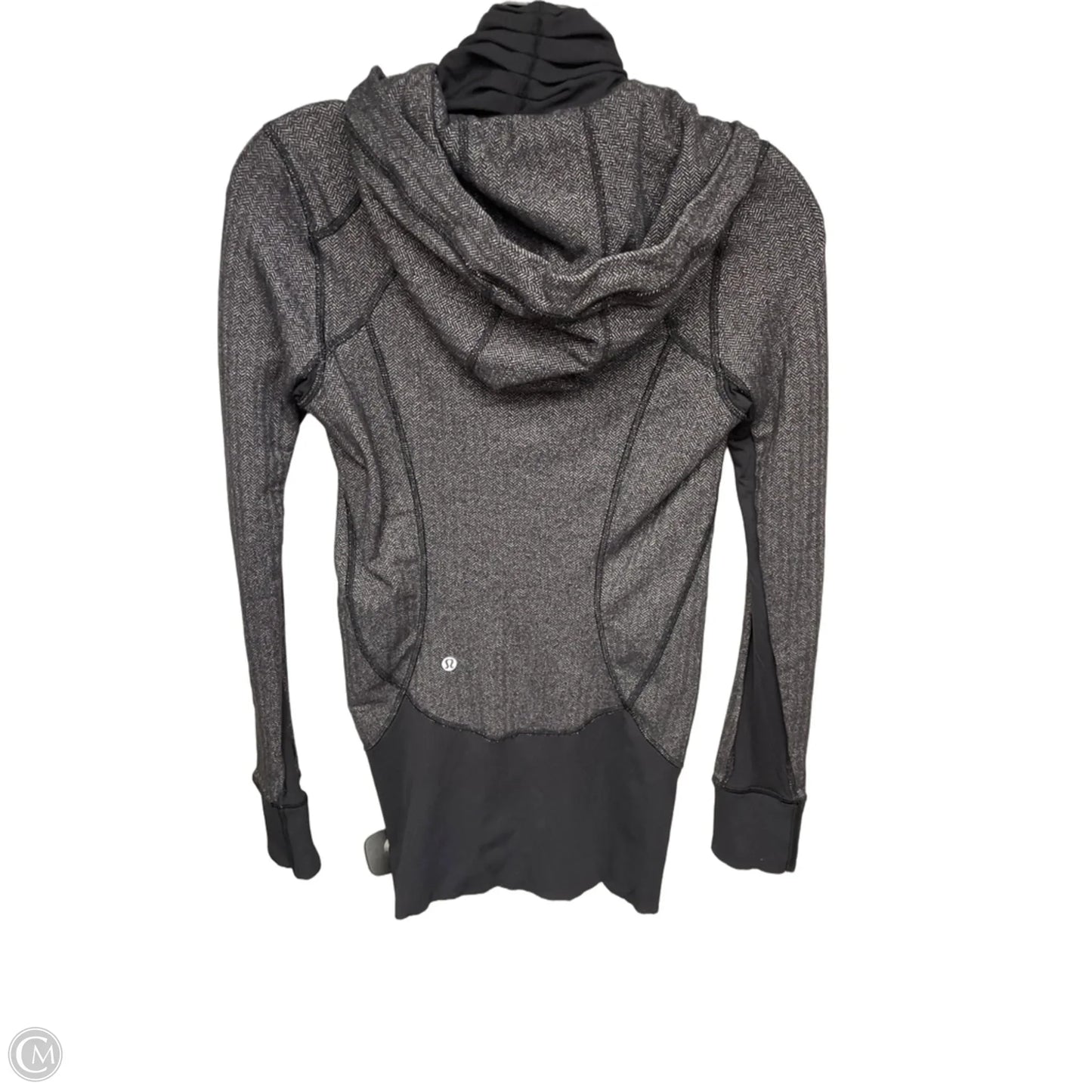 Athletic Sweatshirt Hoodie By Lululemon In Black, Size: Xs