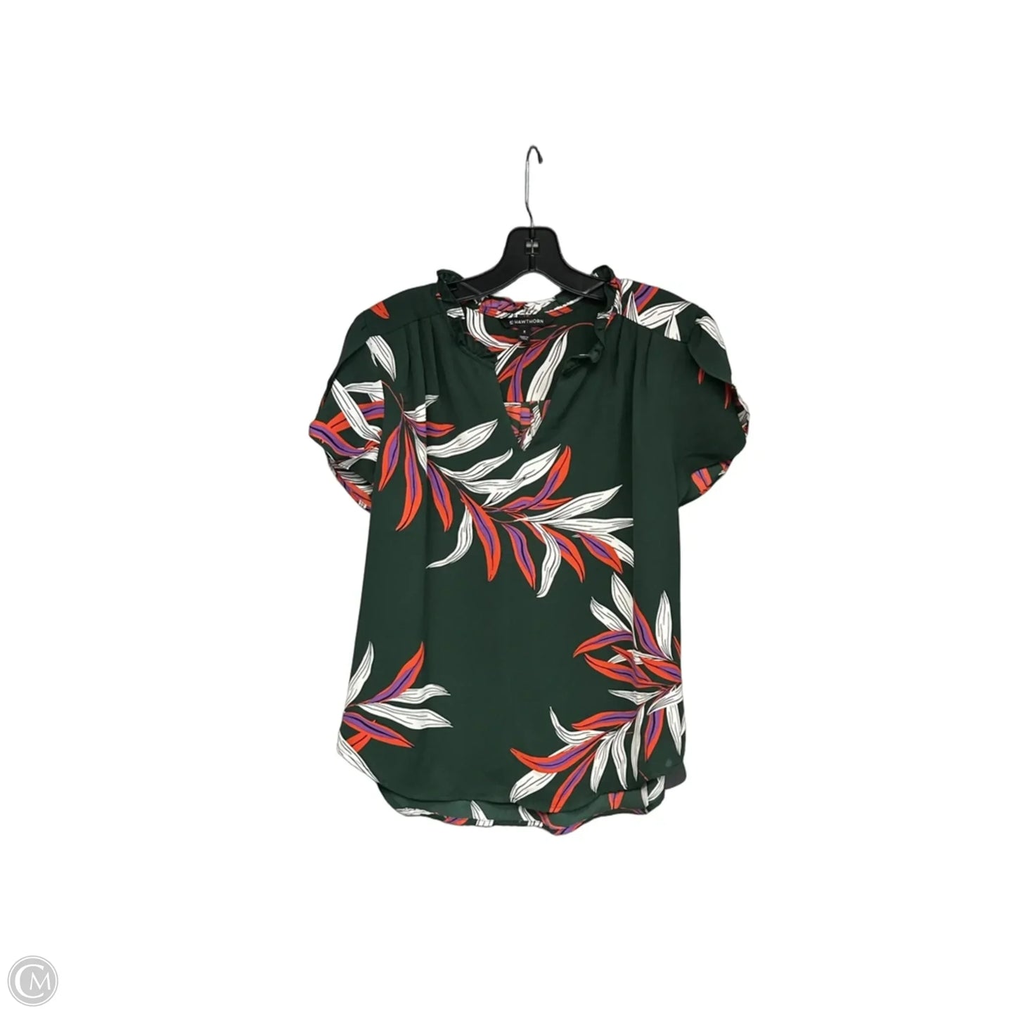Top Short Sleeve By 41 Hawthorn In Green, Size: M