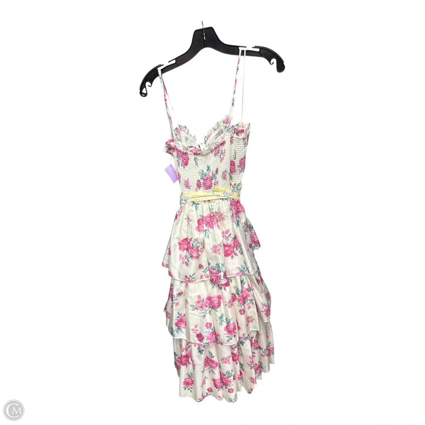 Dress Casual Maxi By Target-designer In Cream & Pink, Size: M