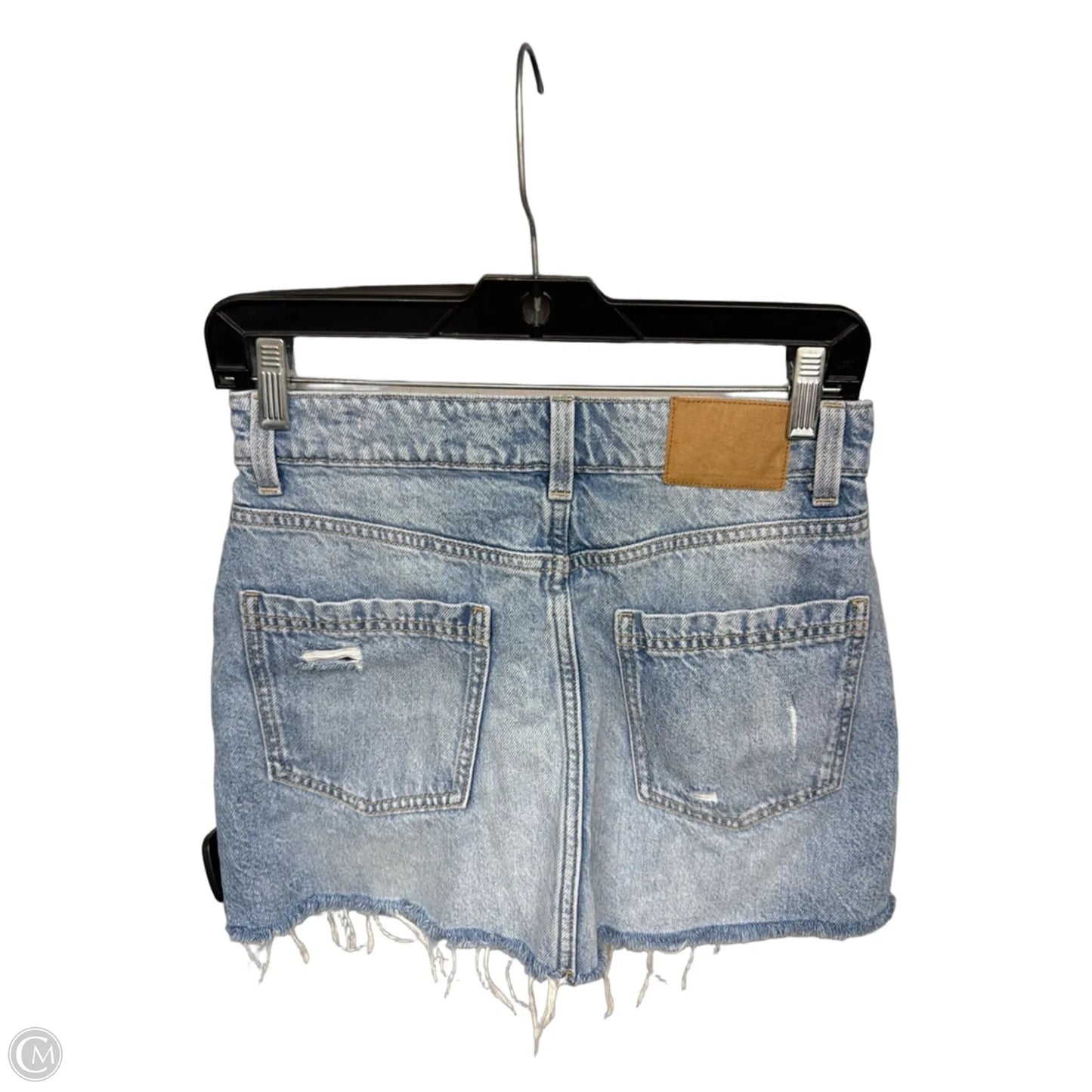 Skirt Mini & Short By Cotton On In Blue Denim, Size: 2