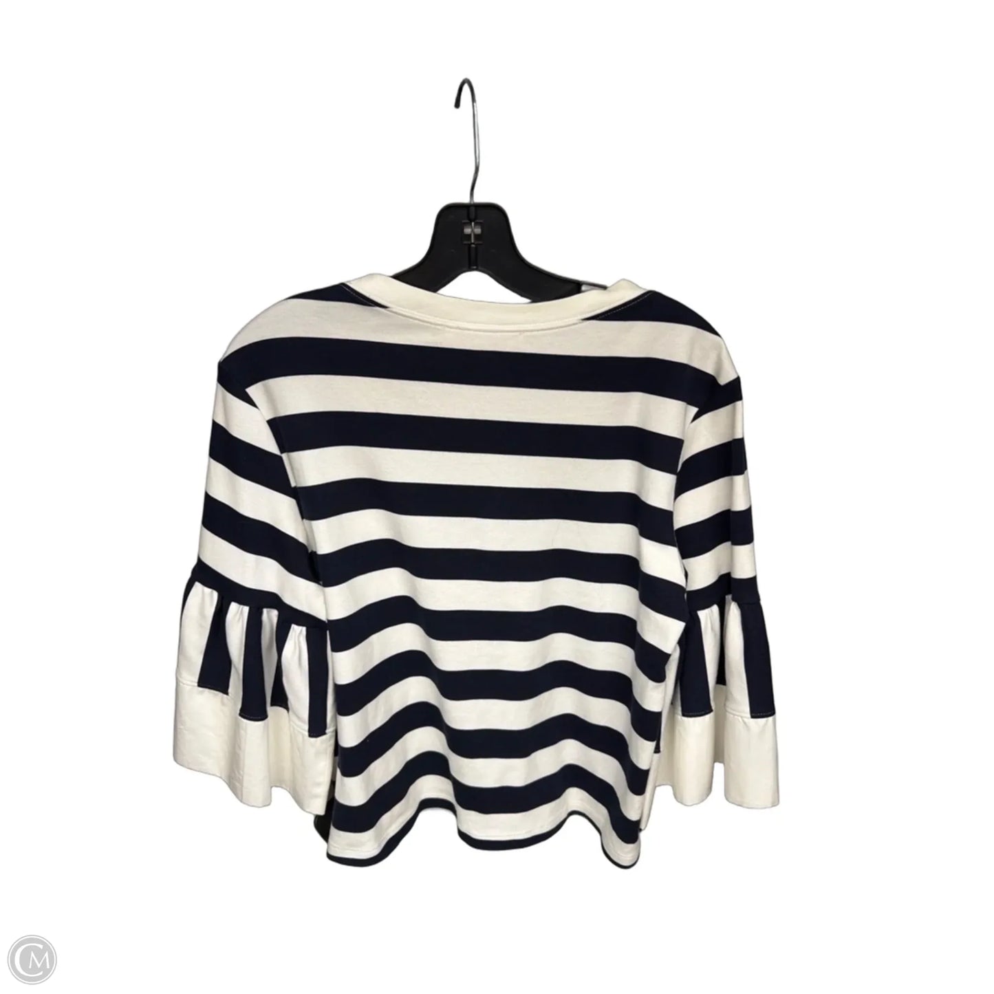 Top 3/4 Sleeve Designer By See By Chloe In Blue & White, Size: Xs