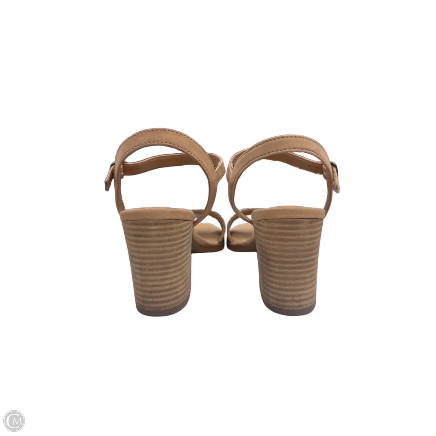 Sandals Heels Block By Joie In Tan, Size: 8.5
