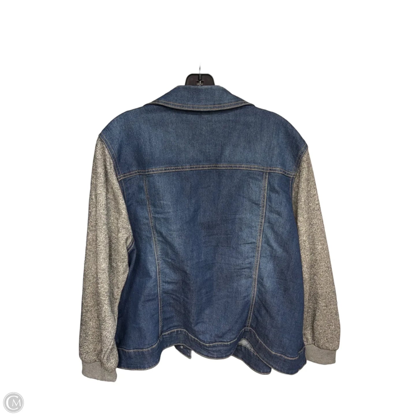 Jacket Denim By Clothes Mentor In Blue Denim, Size: 2x