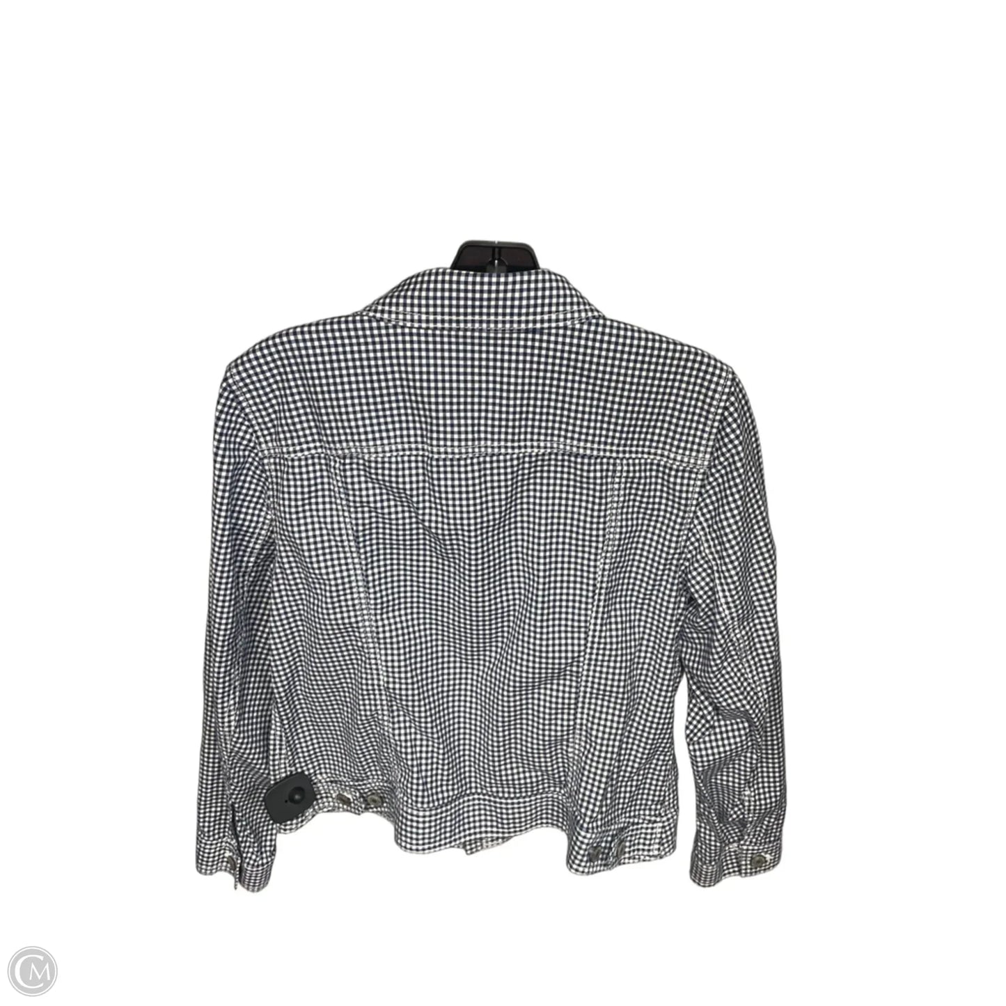 Jacket Other By Talbots In Blue & White, Size: Lp
