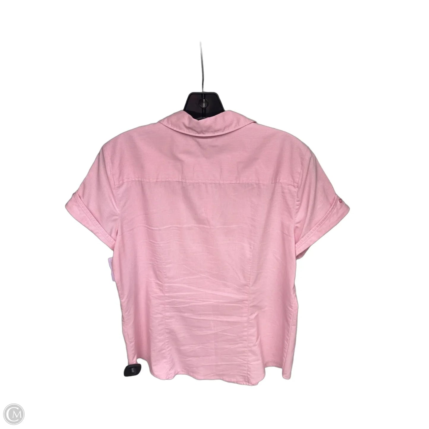 Top Short Sleeve By Liz Claiborne In Pink, Size: L