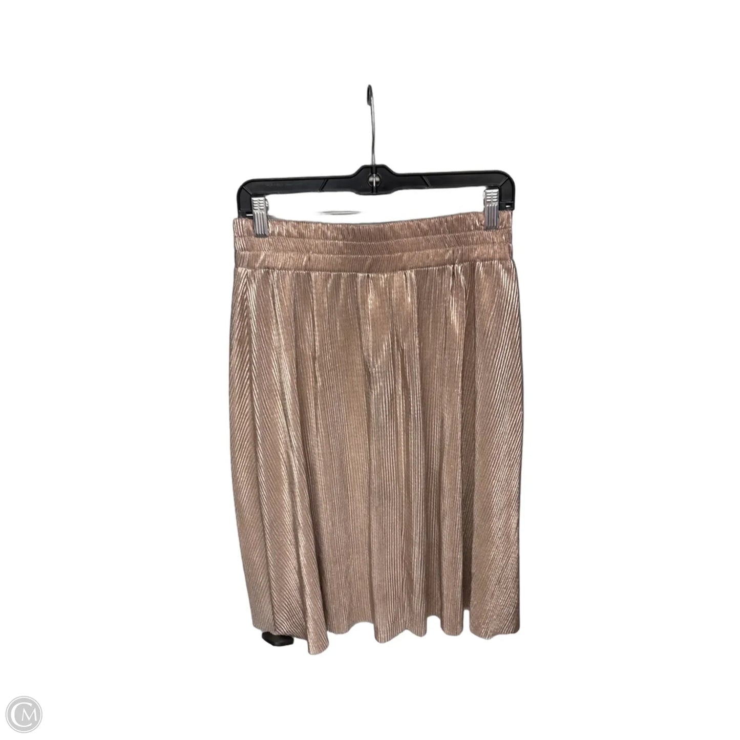 Skirt Mini & Short By Clothes Mentor In Gold, Size: M