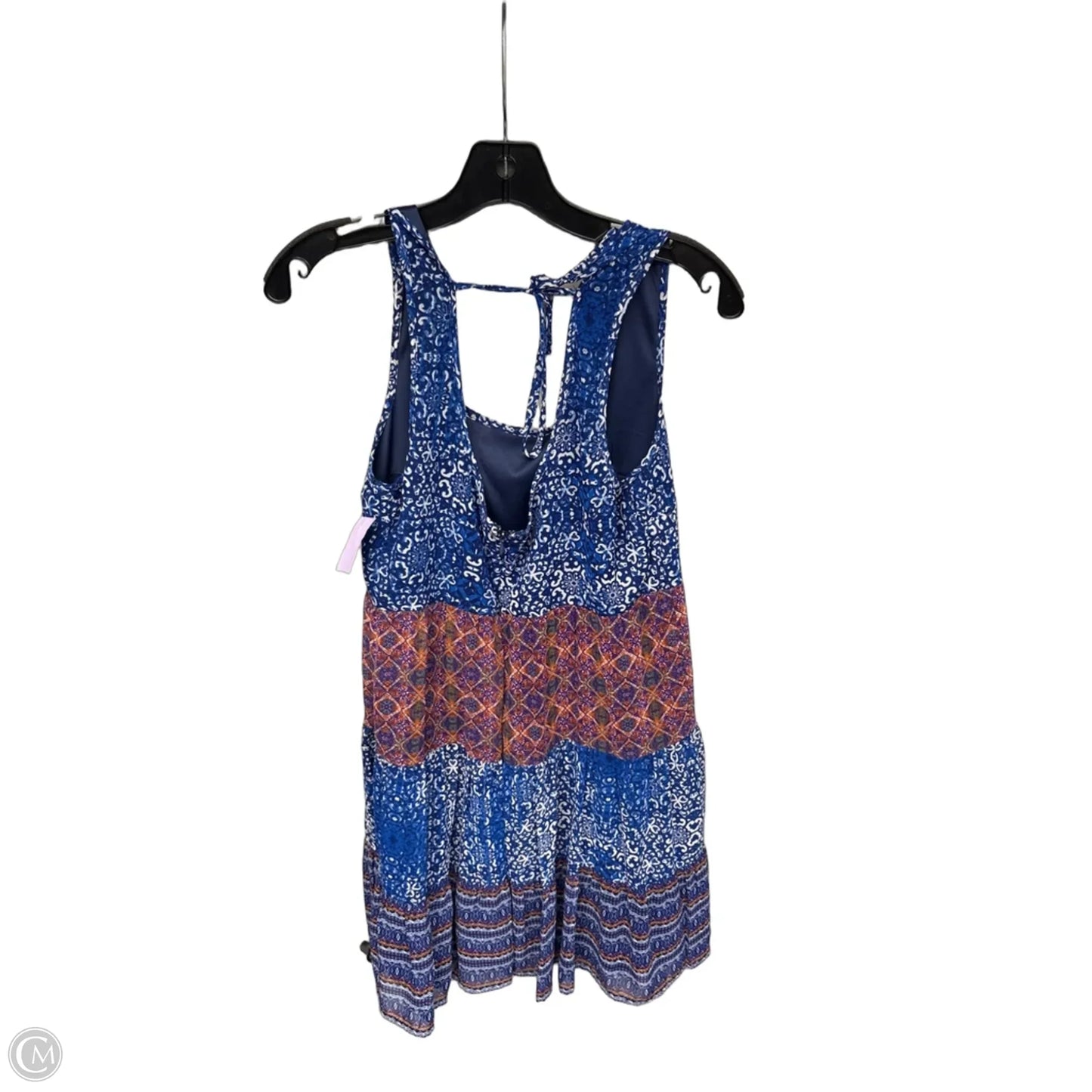 Dress Casual Short By Speechless In Blue & White, Size: L