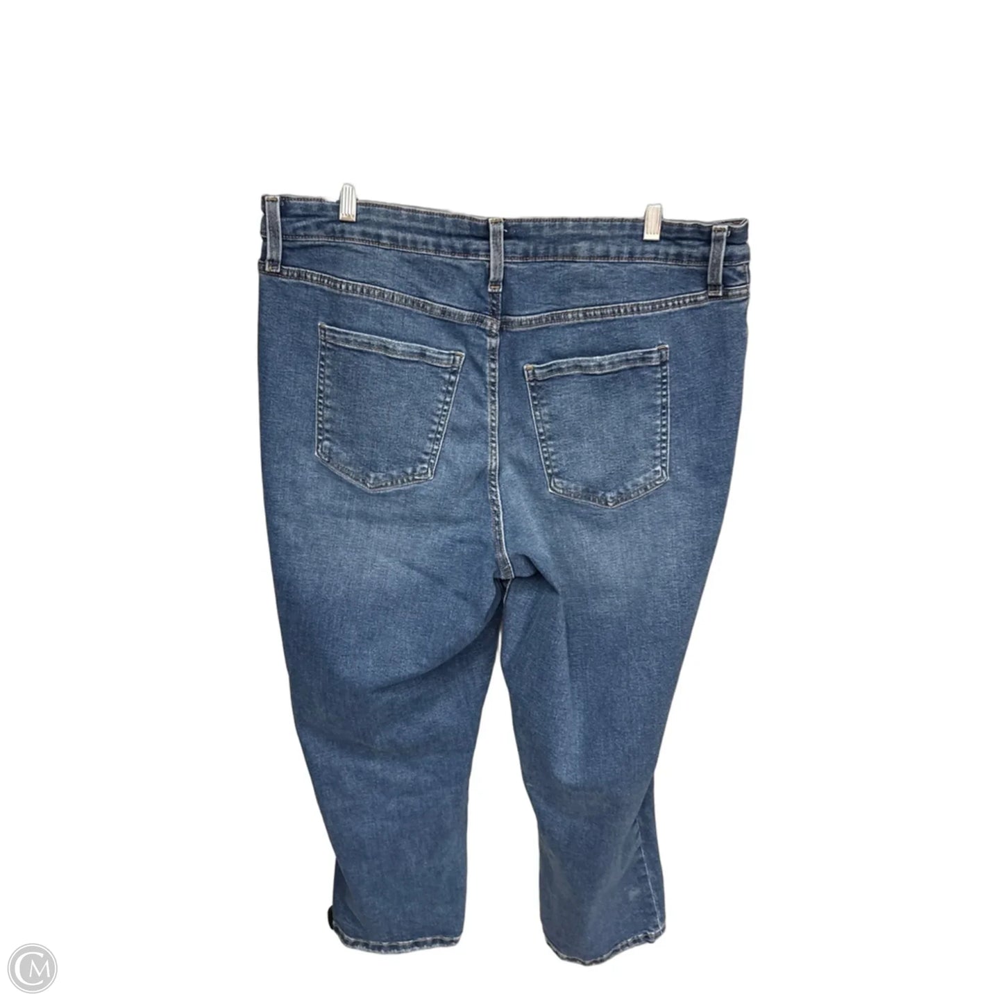 Jeans Straight By Maurices In Blue Denim, Size: 16