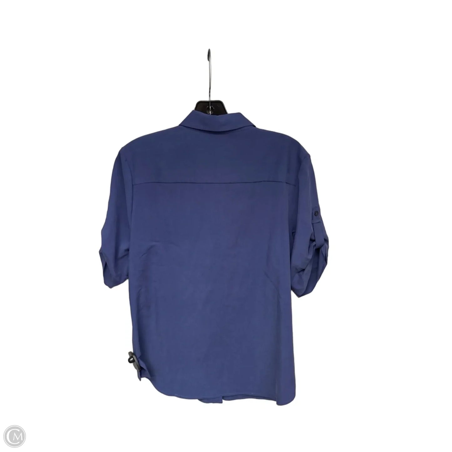 Top Short Sleeve By Chicos In Blue, Size: M