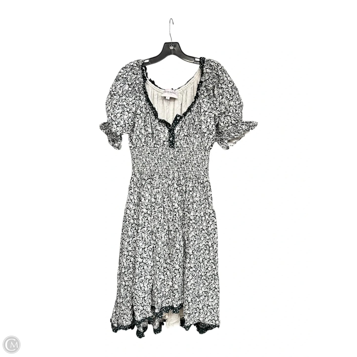 Dress Casual Midi By Clothes Mentor In Floral Print, Size: L