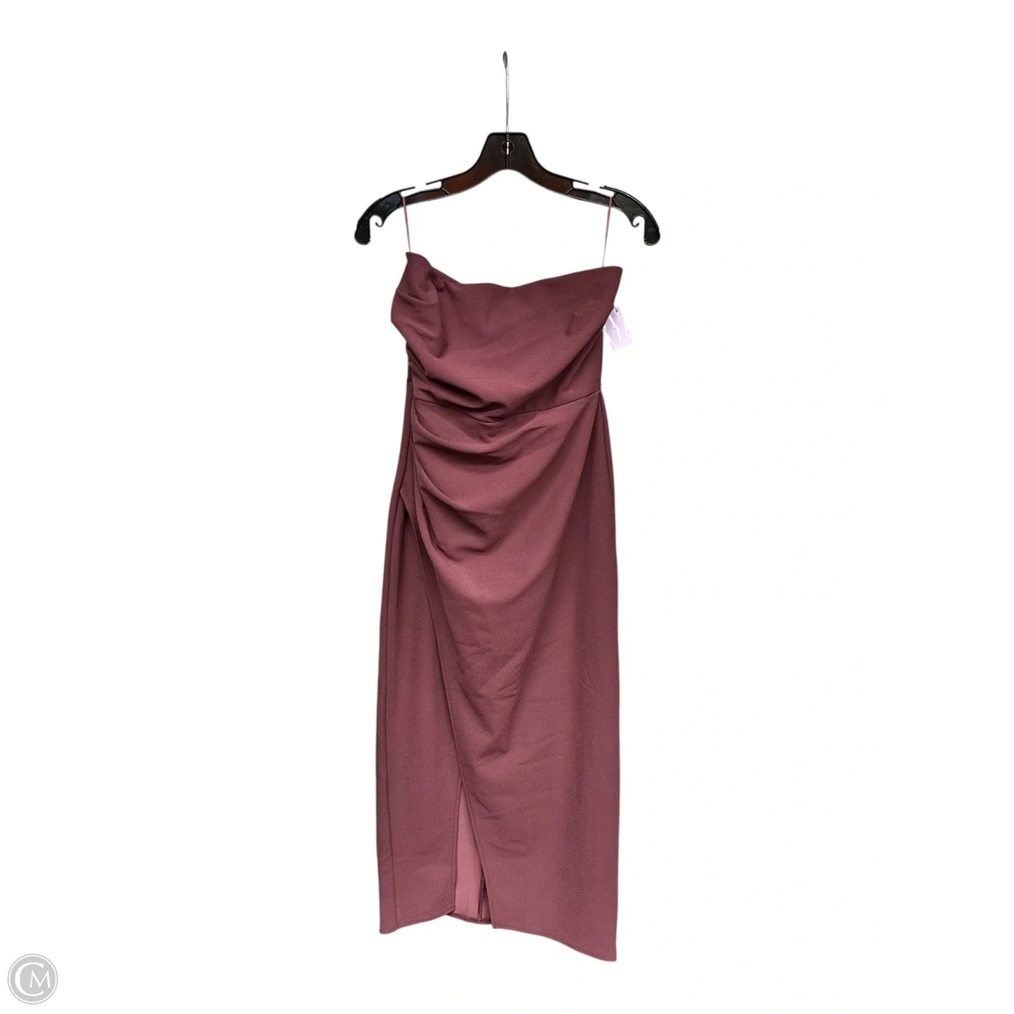 Dress Party Midi By Abercrombie And Fitch In Purple, Size: M