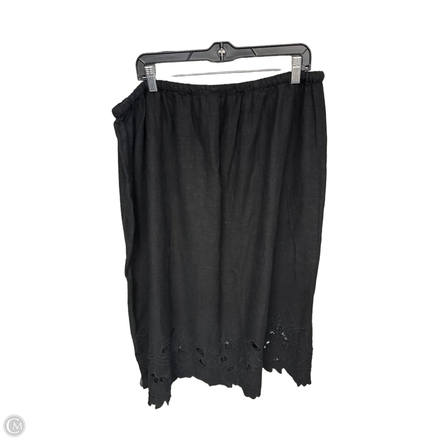 Skirt Midi By Universal Thread In Black, Size: Xl