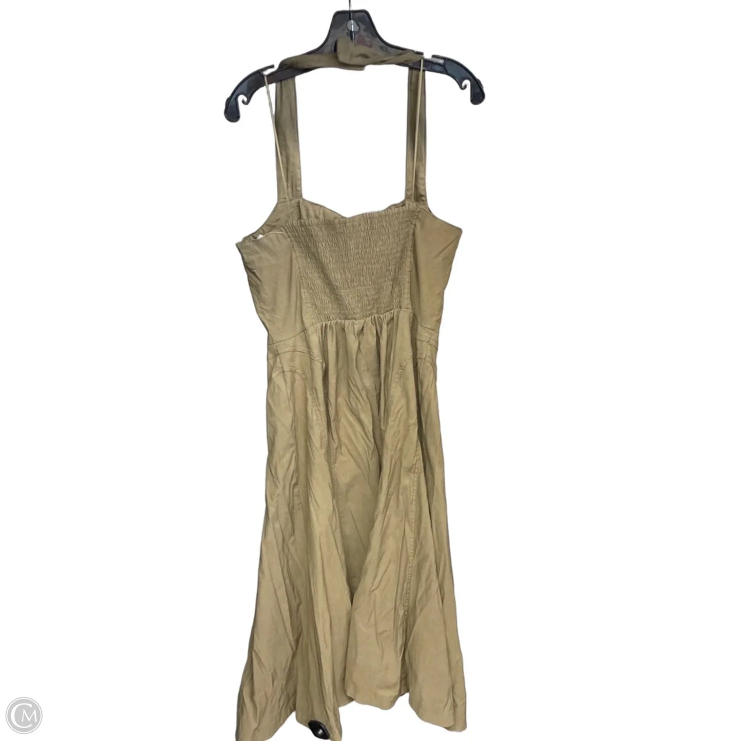 Dress Casual Midi By Anthropologie In Green, Size: Xl