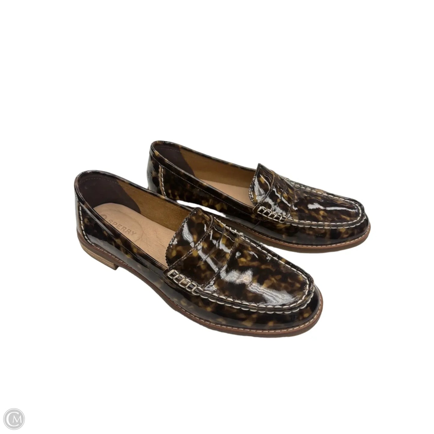 Shoes Flats By Sperry In Tortoise Shell Print, Size: 8.5