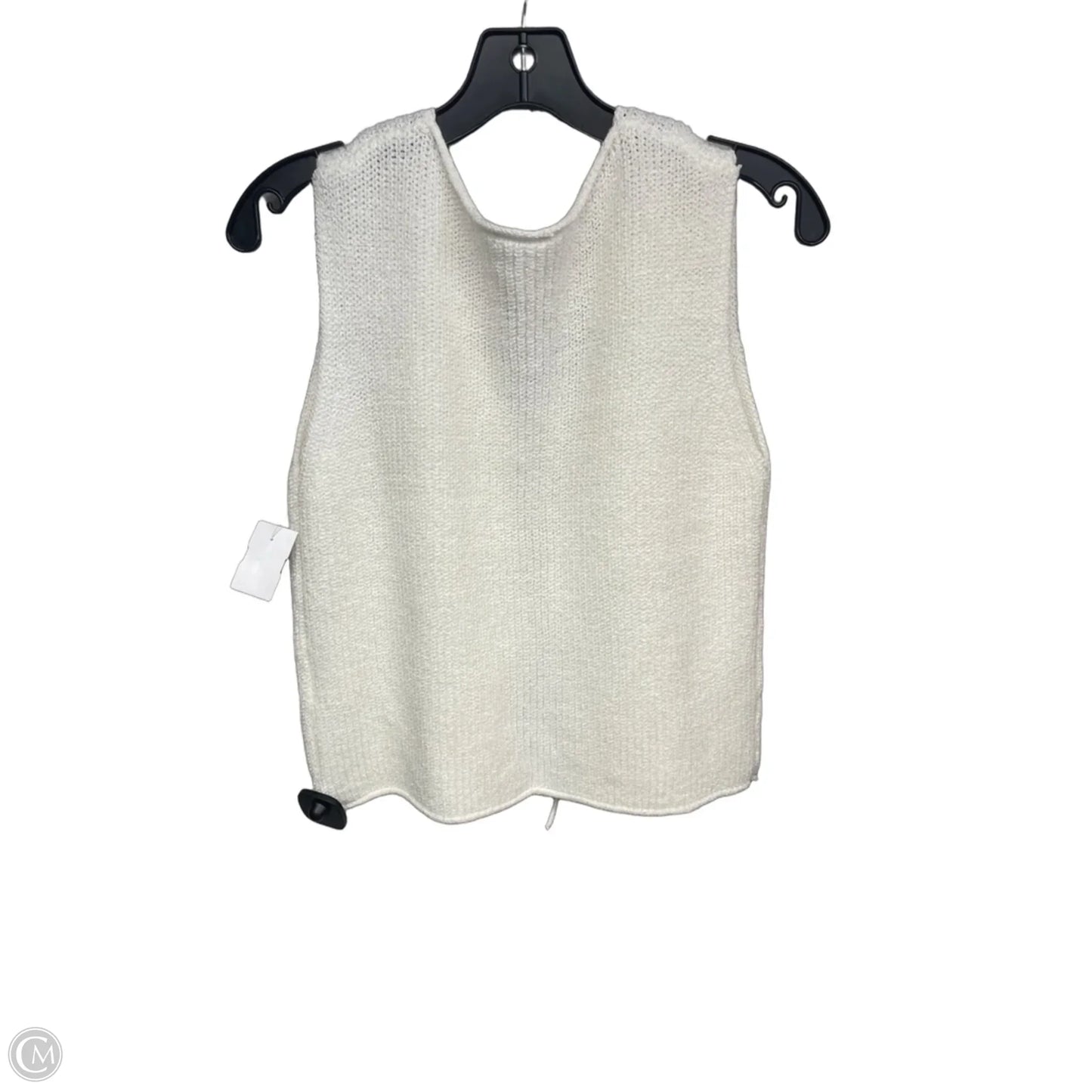 Top Sleeveless By Clothes Mentor In Cream, Size: S