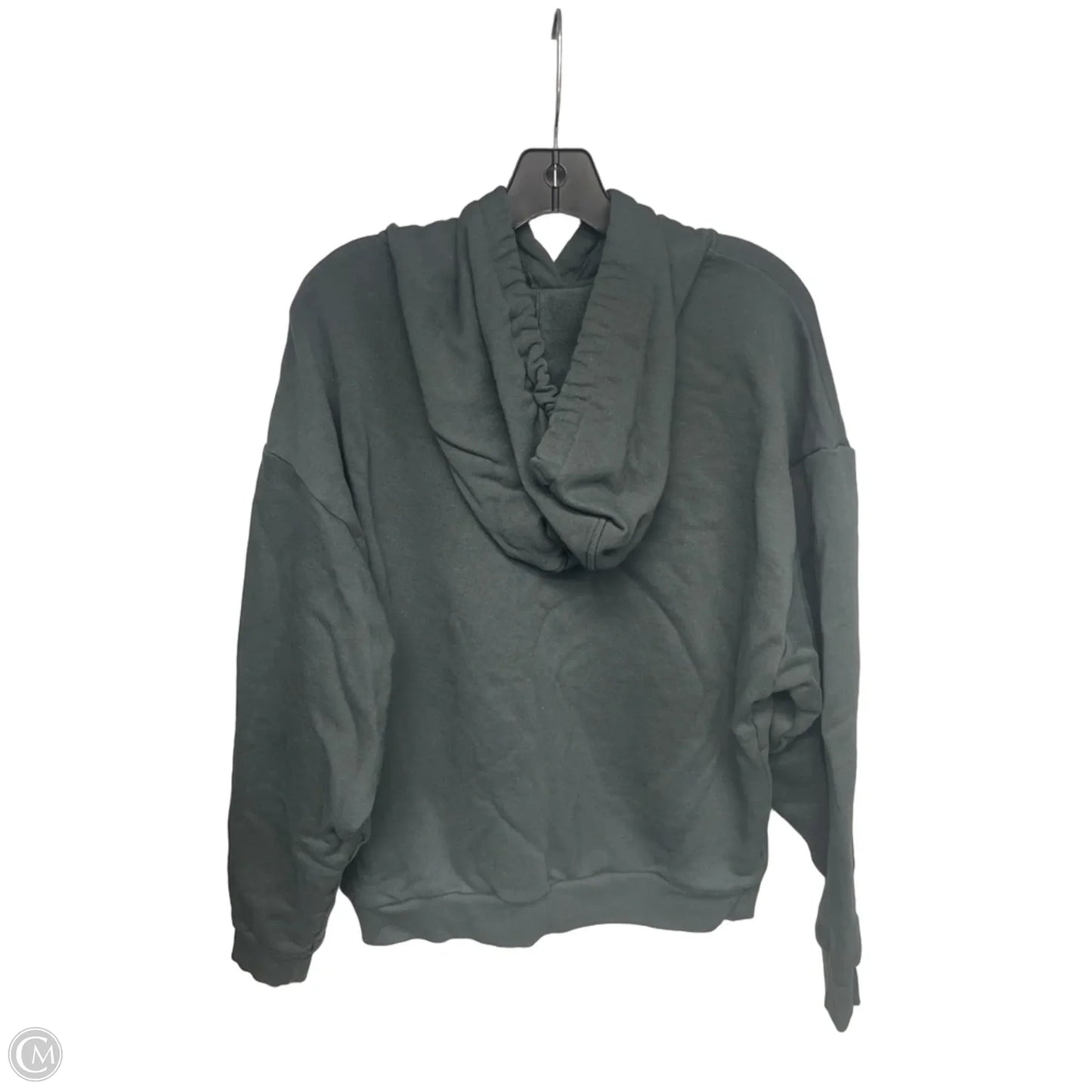 Athletic Sweatshirt Hoodie By Alo In Teal, Size: M