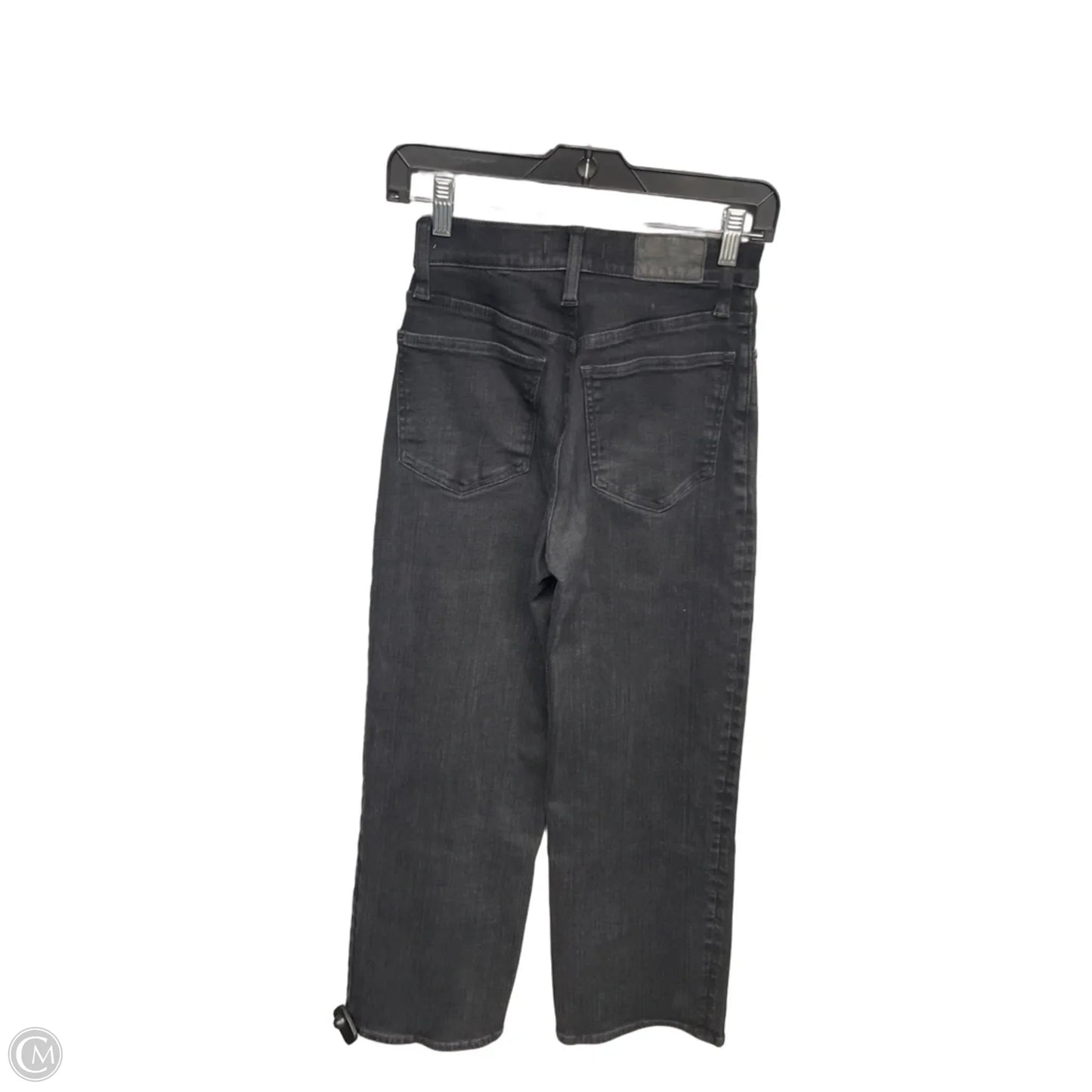 Jeans Wide Leg By Madewell In Black, Size: 0