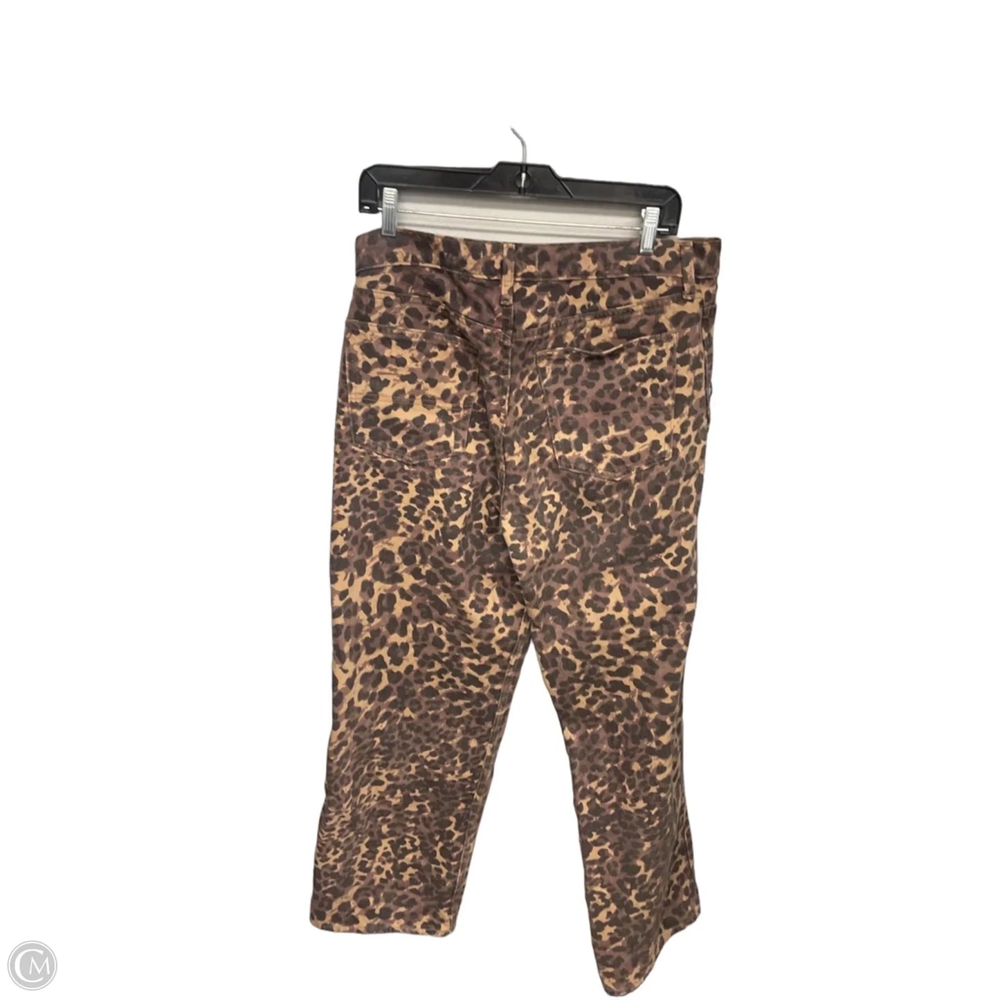 Jeans Wide Leg By Abercrombie And Fitch In Animal Print, Size: 8p