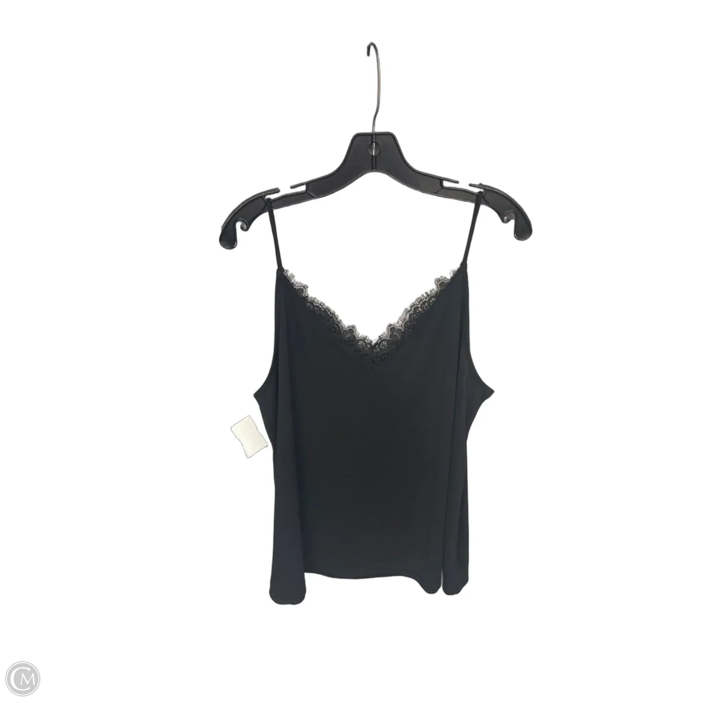 Top Sleeveless By H&m In Black, Size: L