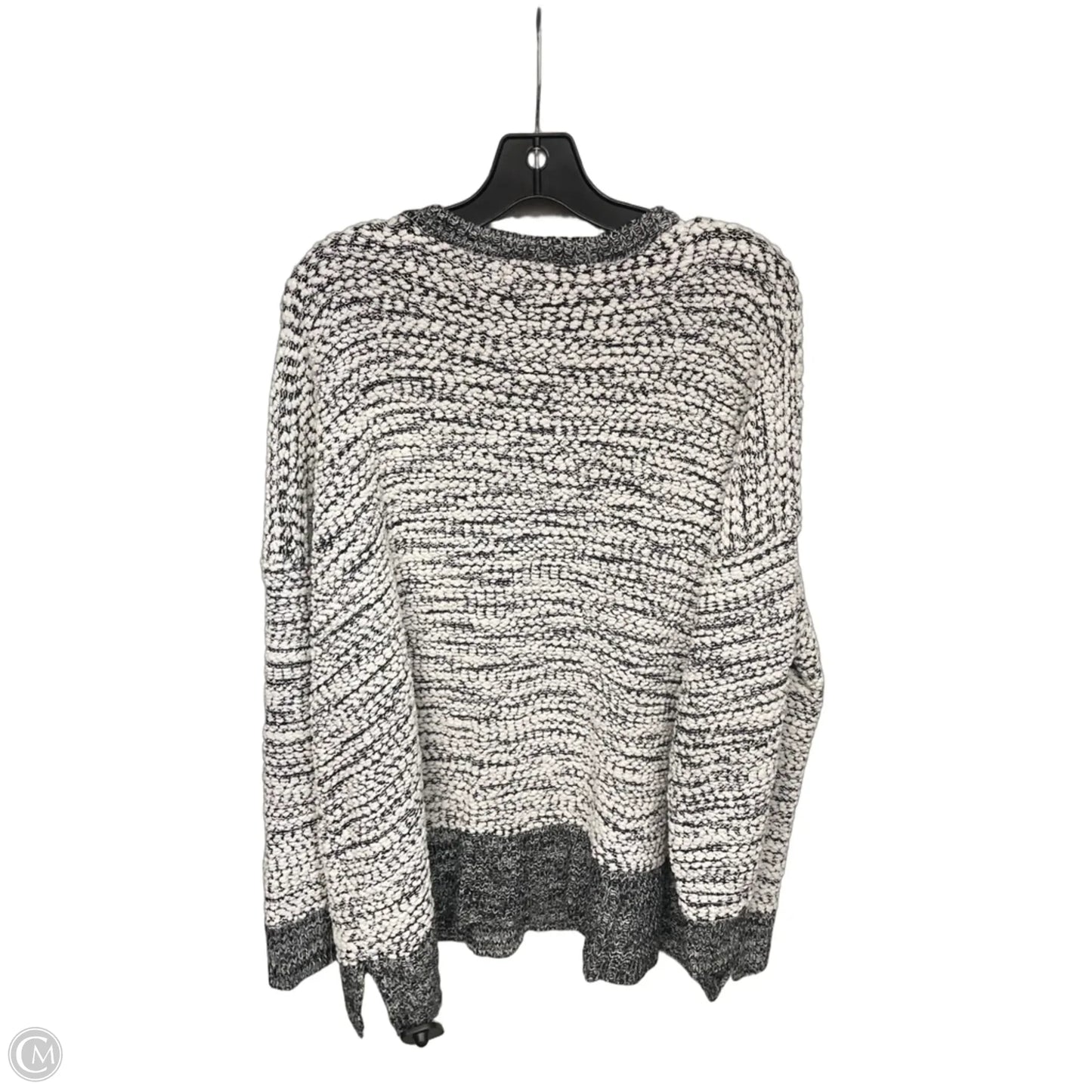 Sweater By Cupio In Black & White, Size: 3x
