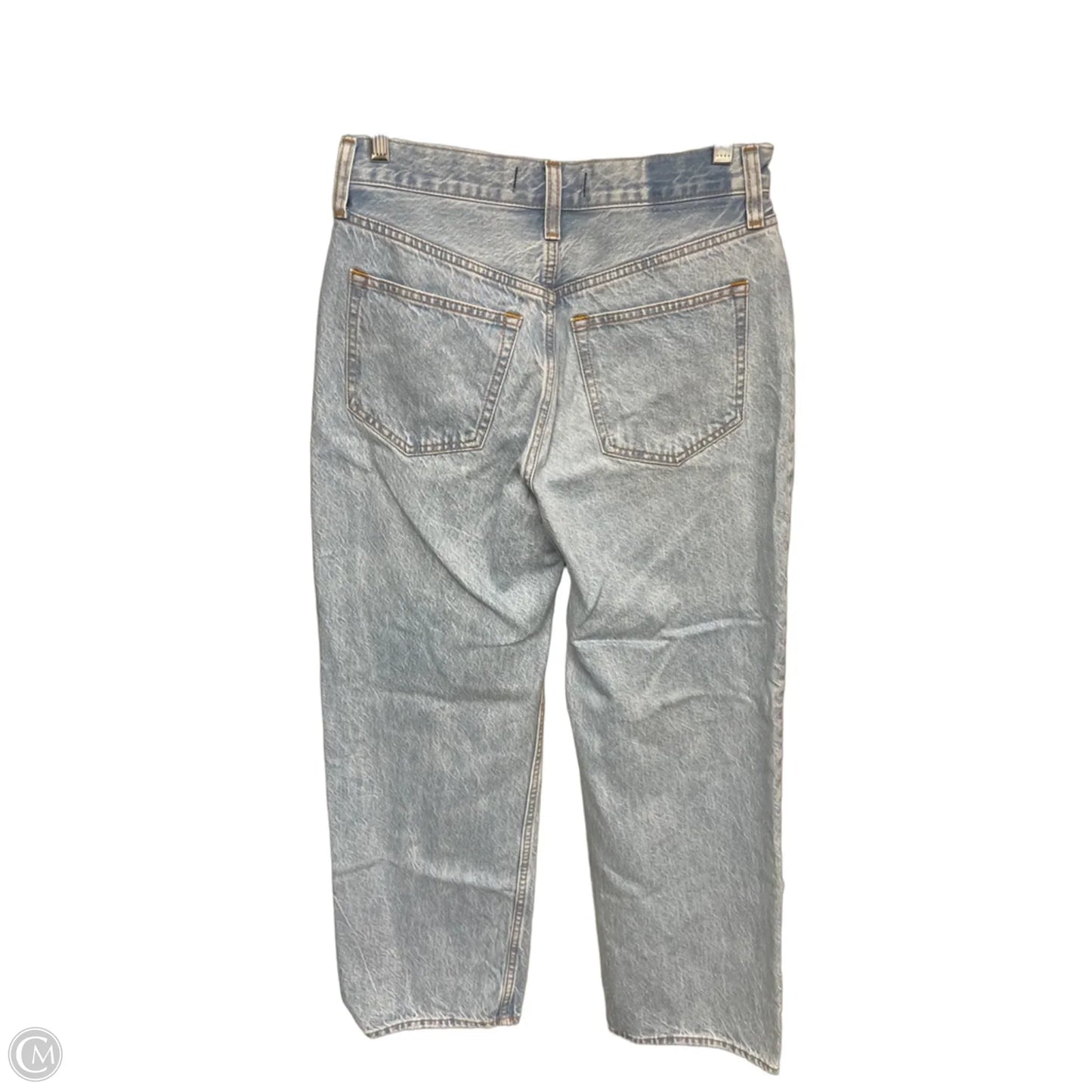 Jeans Wide Leg By Abercrombie And Fitch In Blue Denim, Size: 2p
