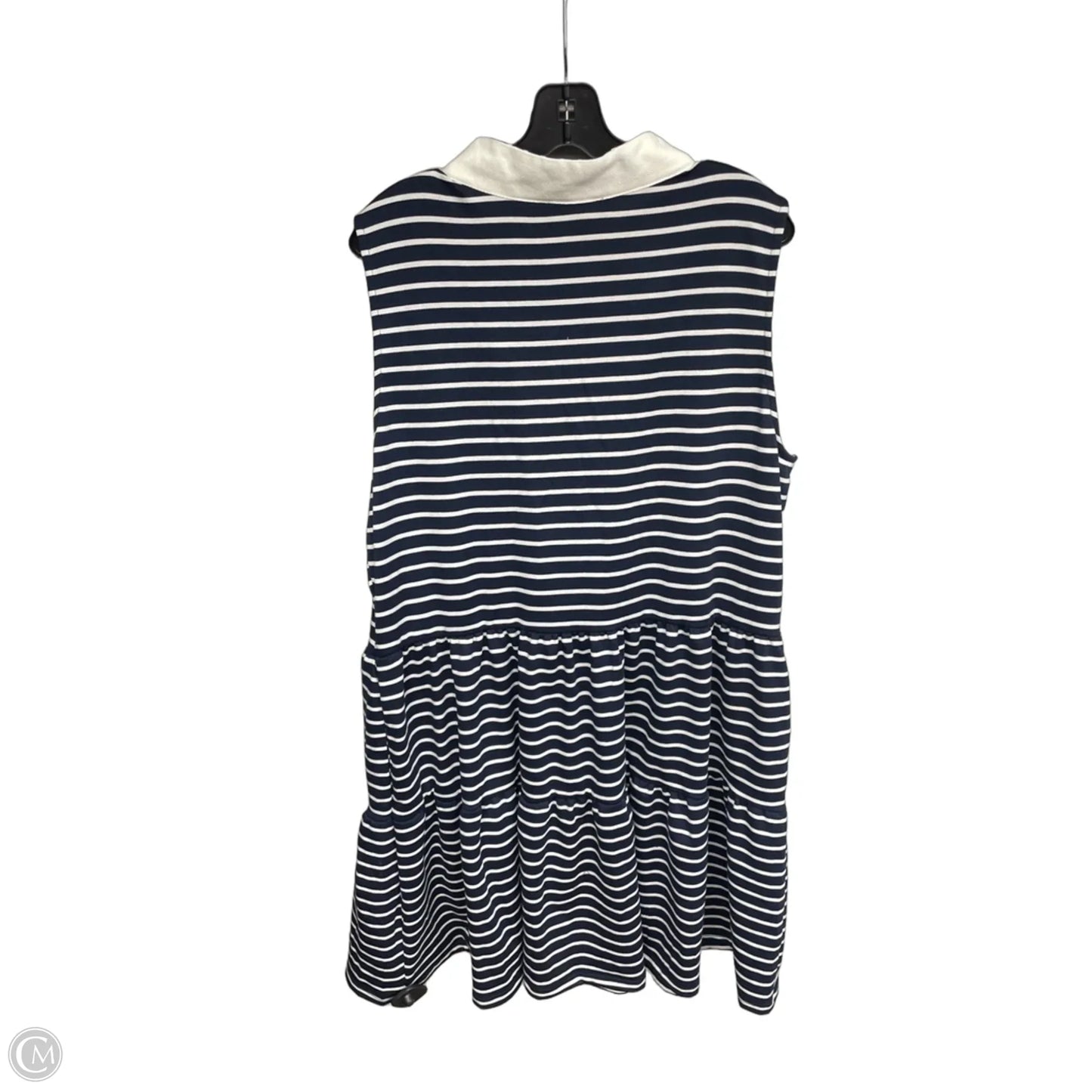Dress Casual Short By Nautica In Blue & White, Size: Xxl