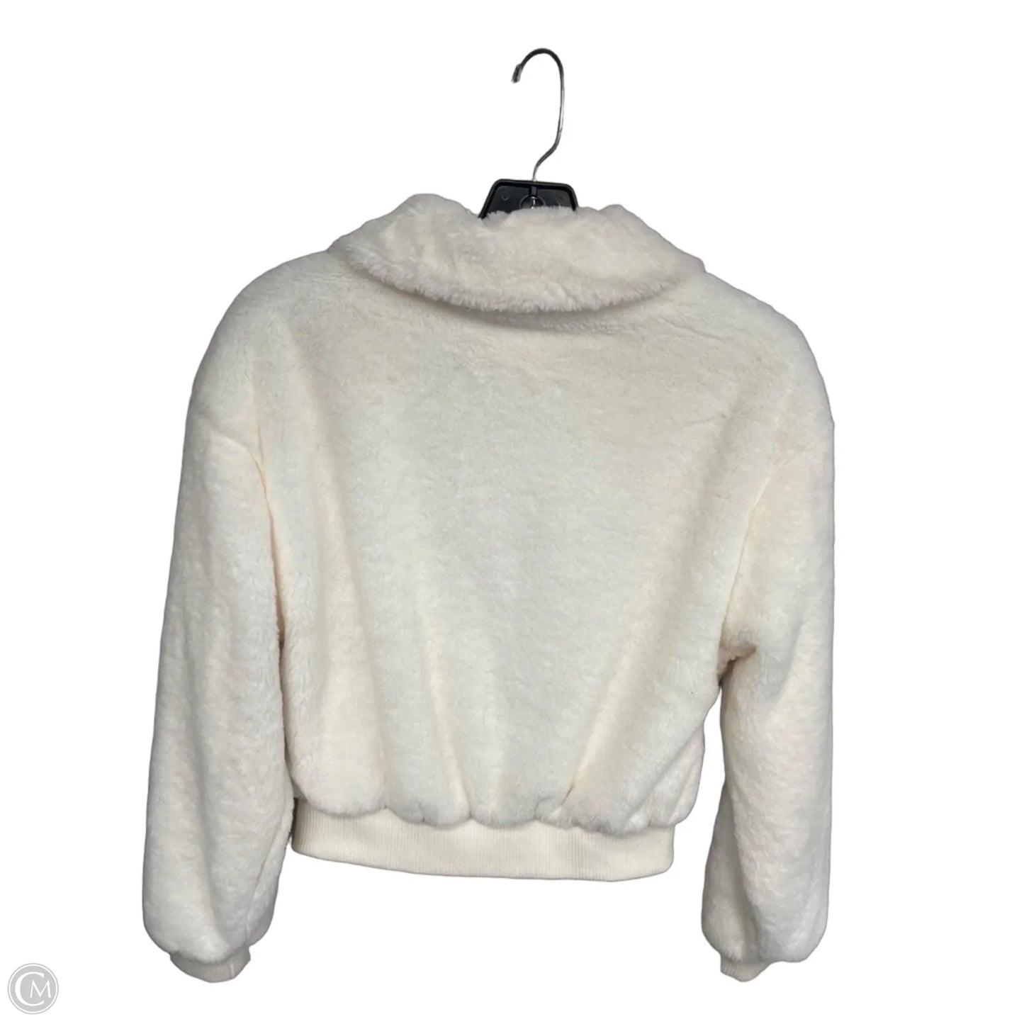 Jacket Faux Fur & Sherpa By Thread And Supply In Cream, Size: Xs