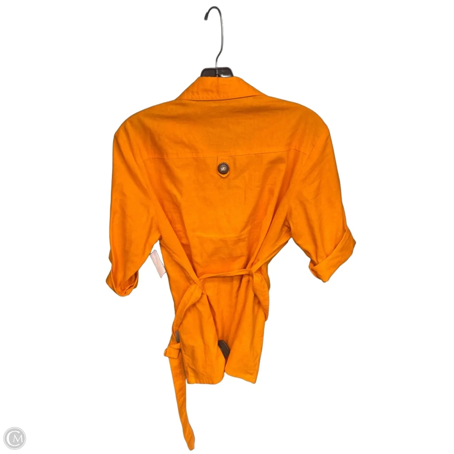 Top Short Sleeve By Clothes Mentor In Orange, Size: L