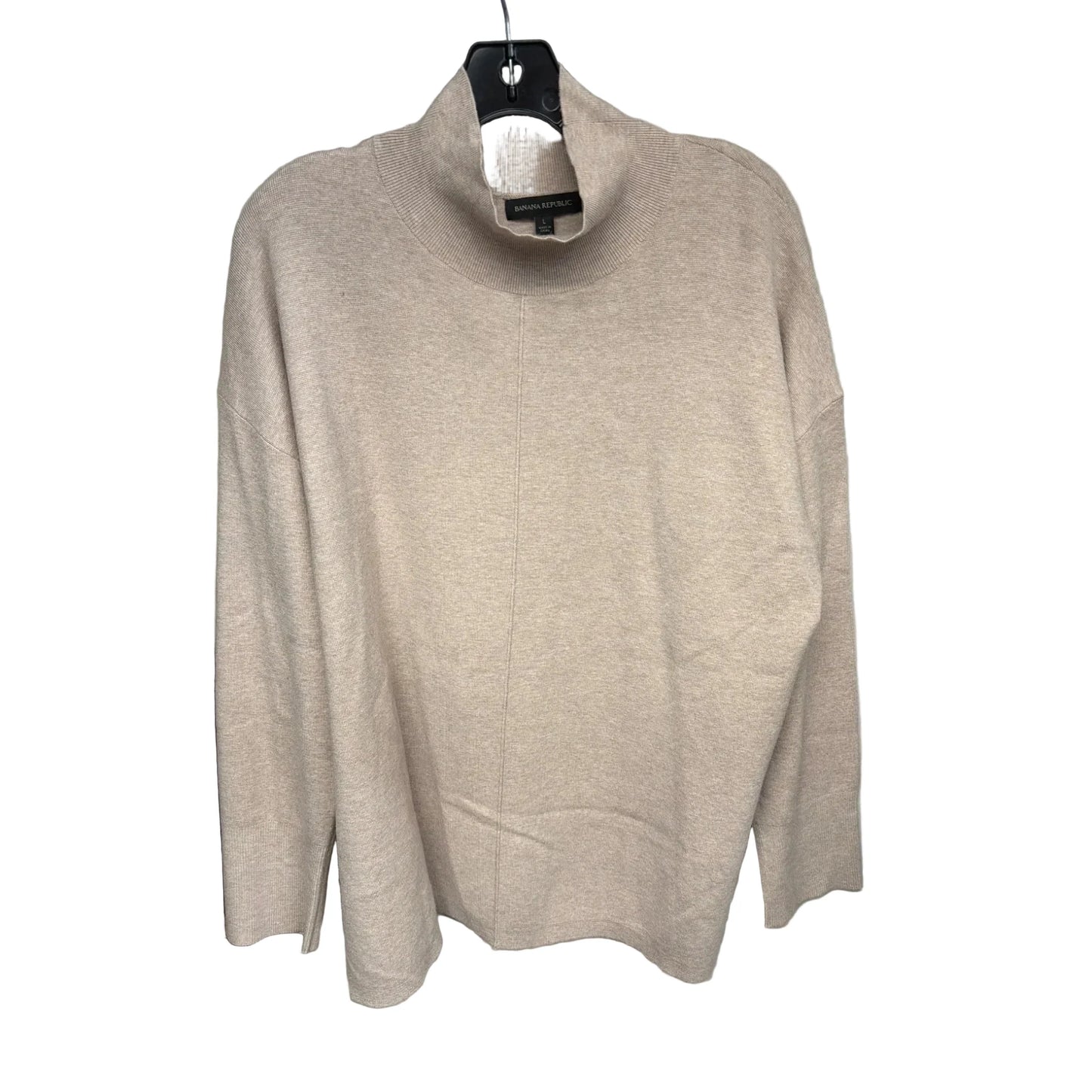 Sweater By Banana Republic In Tan, Size: L