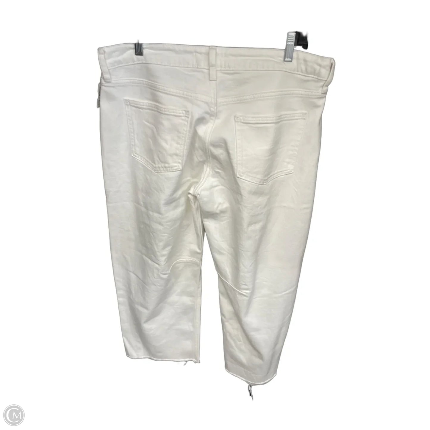 Jeans Wide Leg By Just Usa In White, Size: 14