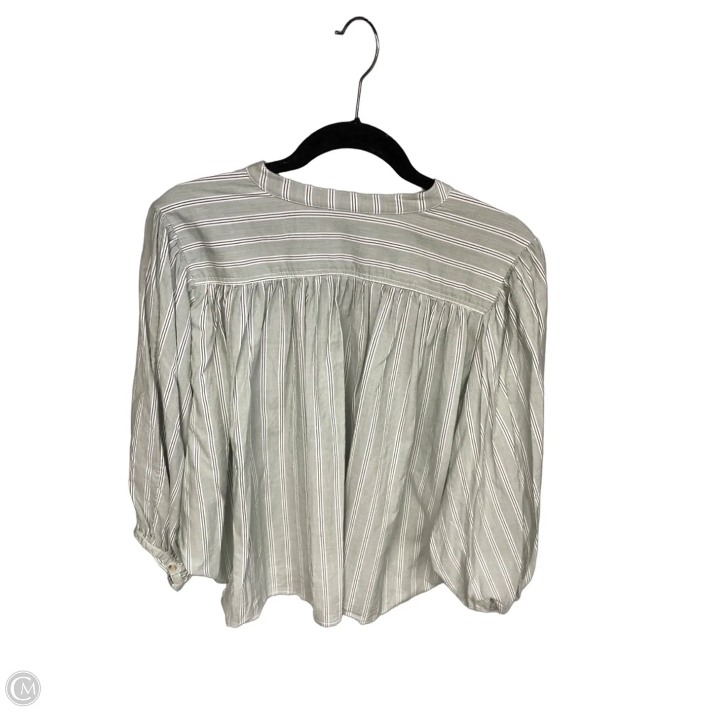Top 3/4 Sleeve By Pilcro In Green, Size: L